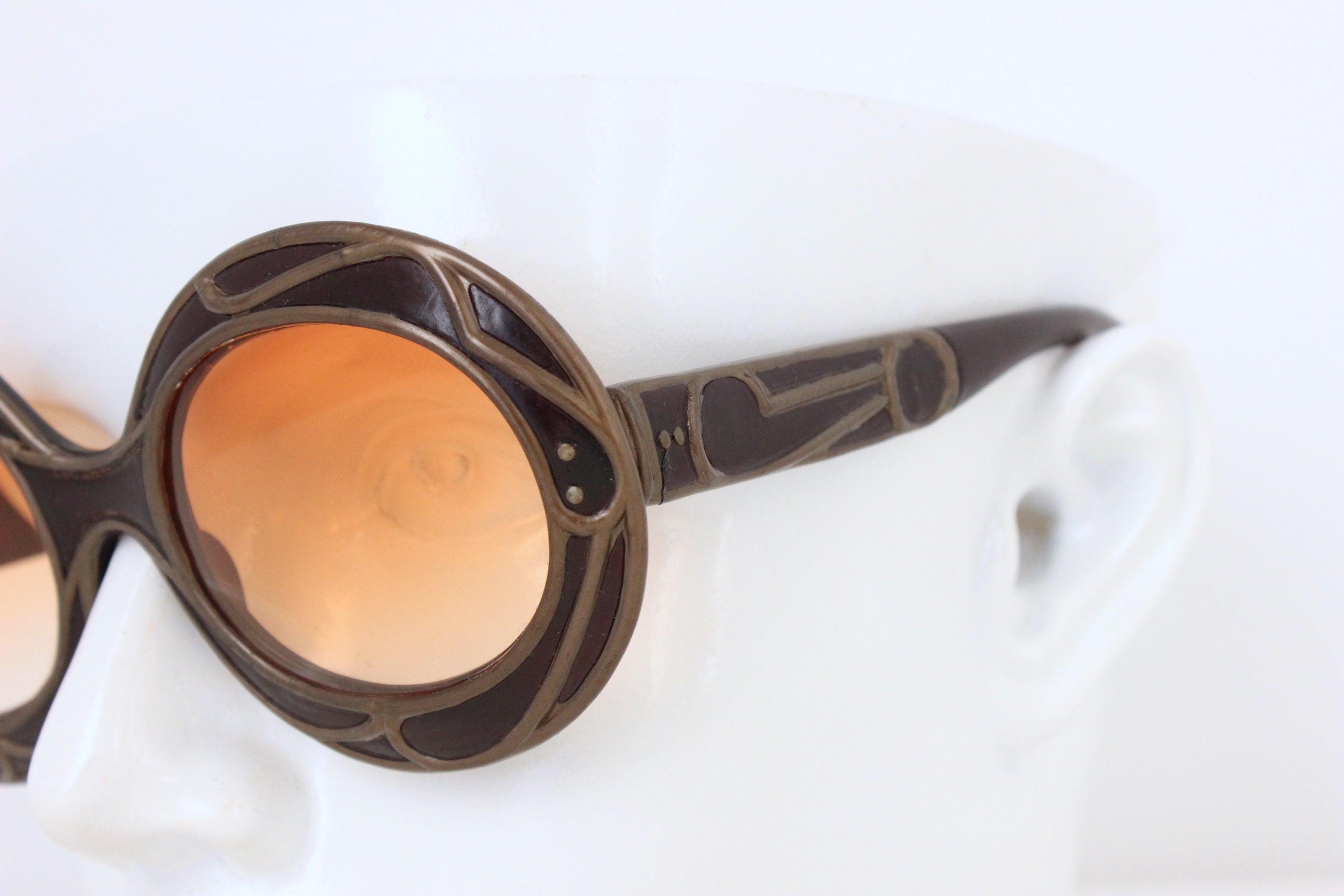 Rare 1960s French Vintage Sunglasses ‘Riviera’ - by Michel Brevet ~ Handmade France