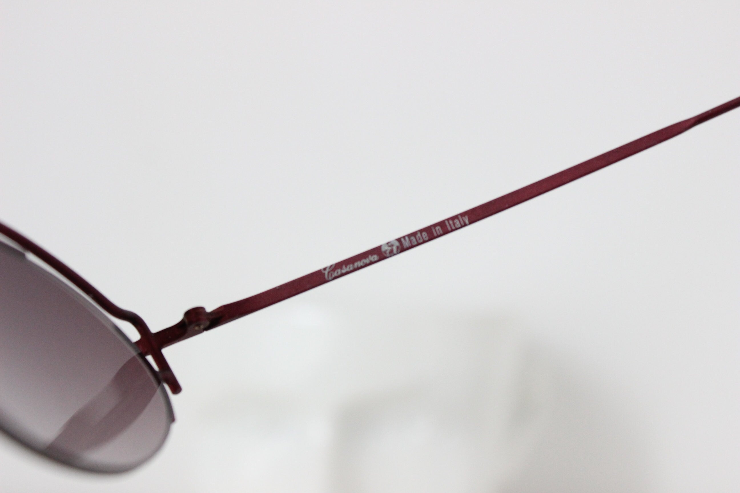 Collectible 80s Casanova "Clayberg" Hand Crafted Italian Vintage Sunglasses