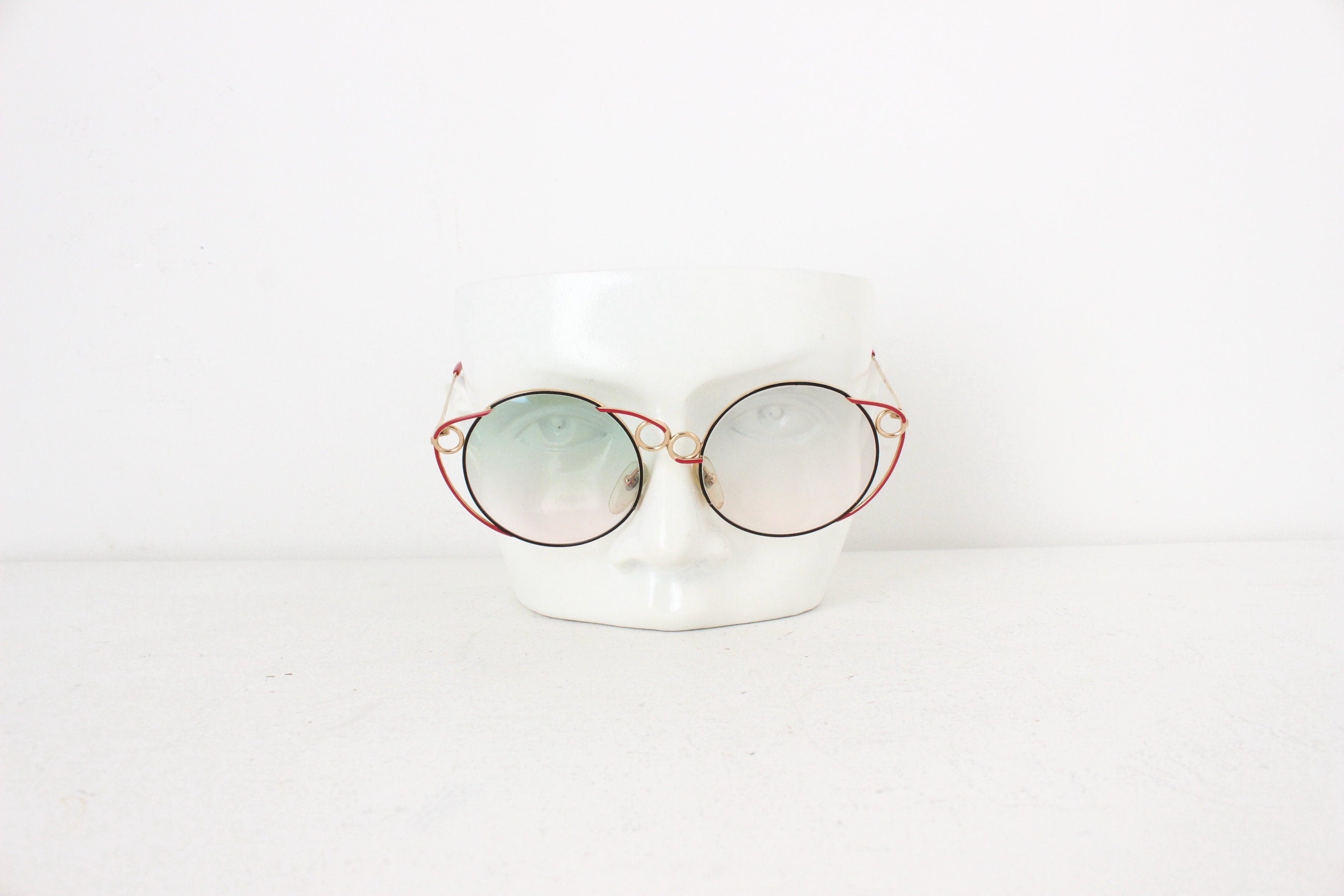 1980s Limited Edition RARE Casanova Italy Wearable Art Sunglasses