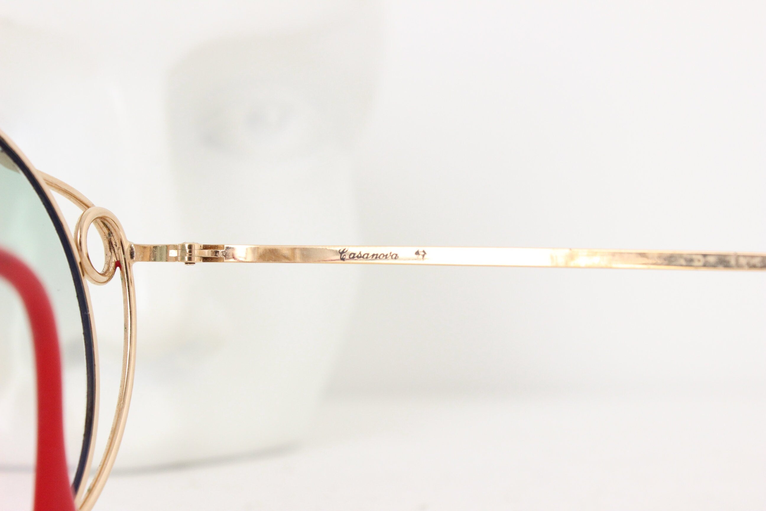 1980s Limited Edition RARE Casanova Italy Wearable Art Sunglasses