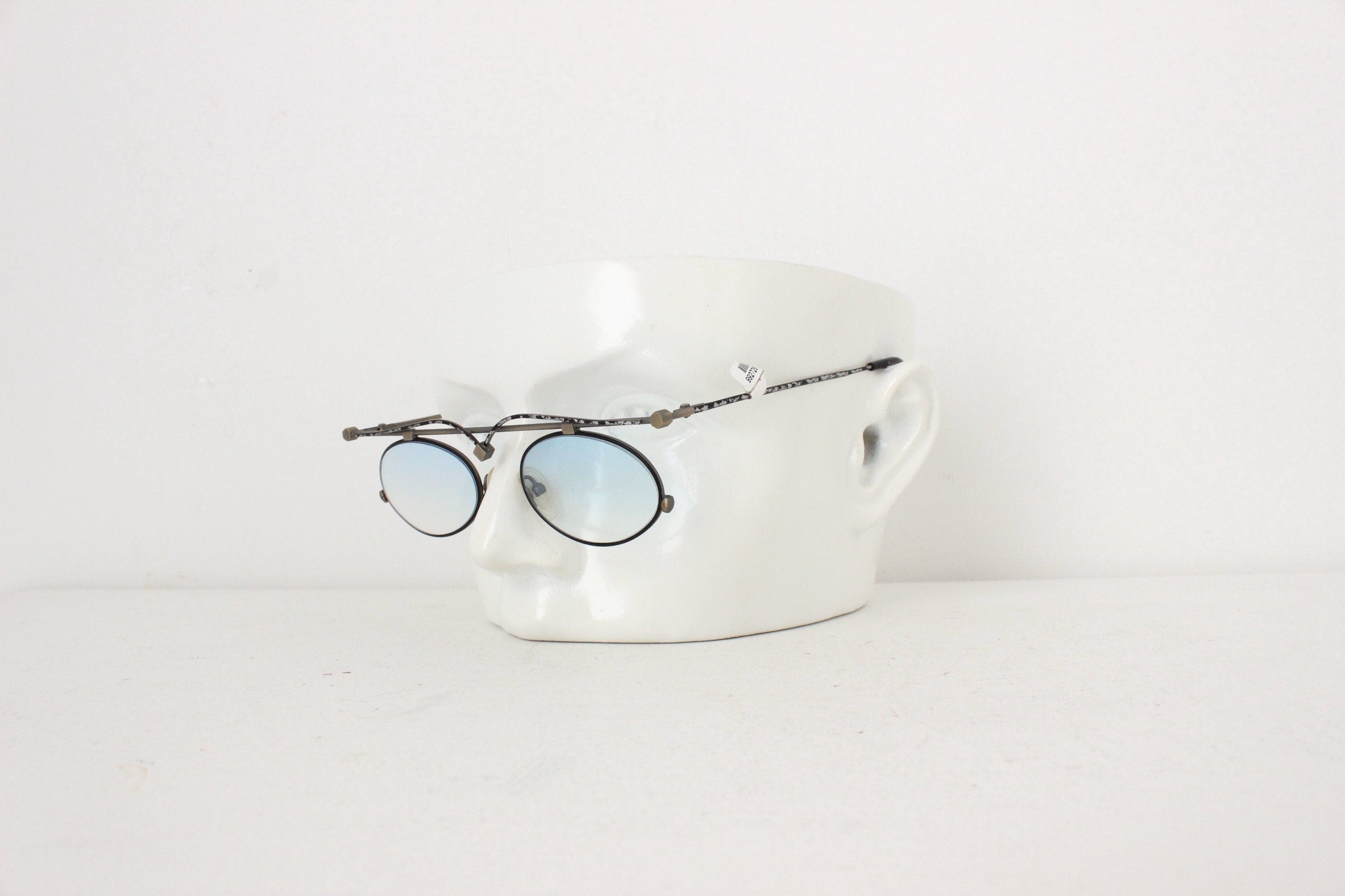 Phenomenal 1990s Work of Art, Hand Finished Italian Sunglasses by Bajazzo Lunettes