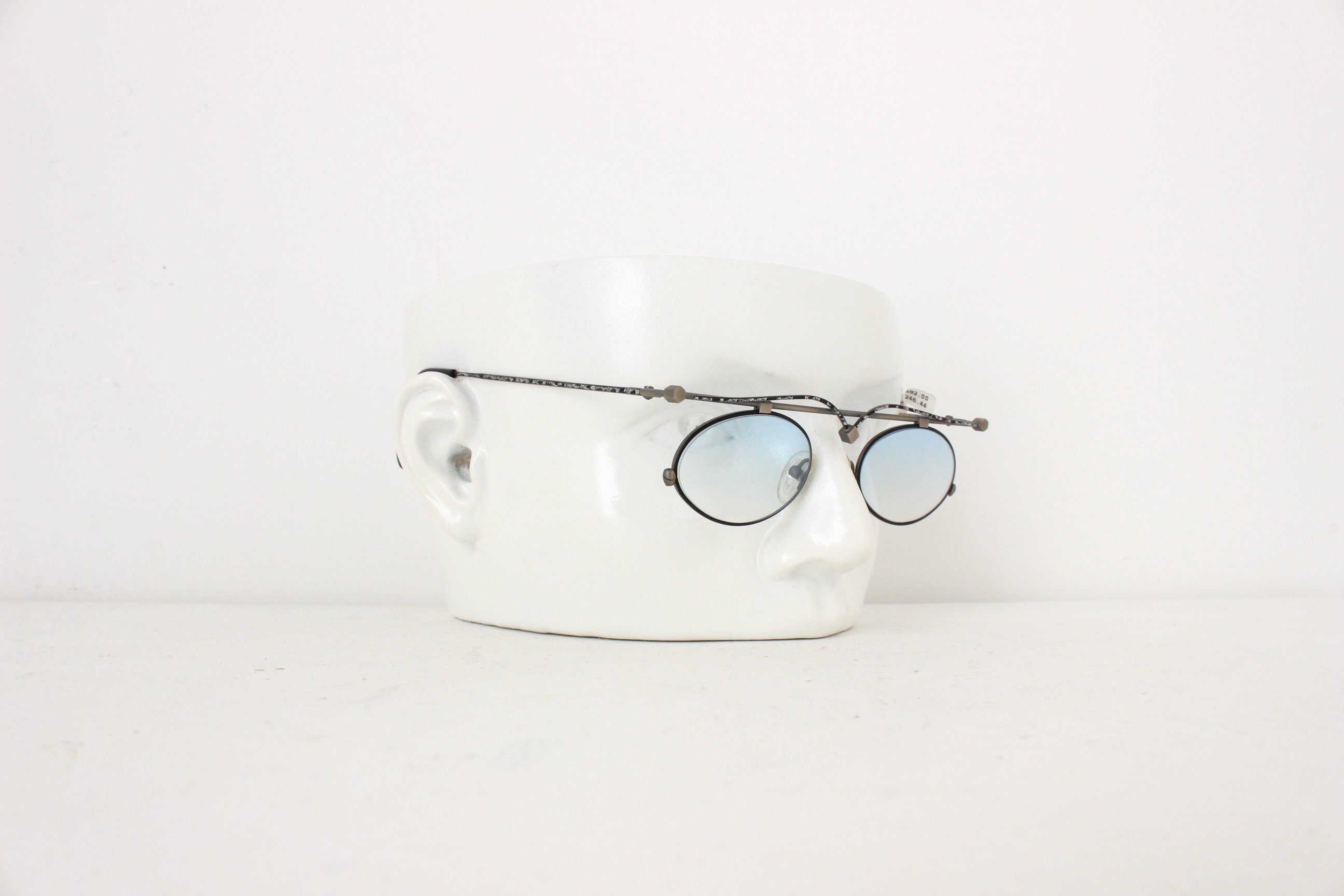 Phenomenal 1990s Work of Art, Hand Finished Italian Sunglasses by Bajazzo Lunettes
