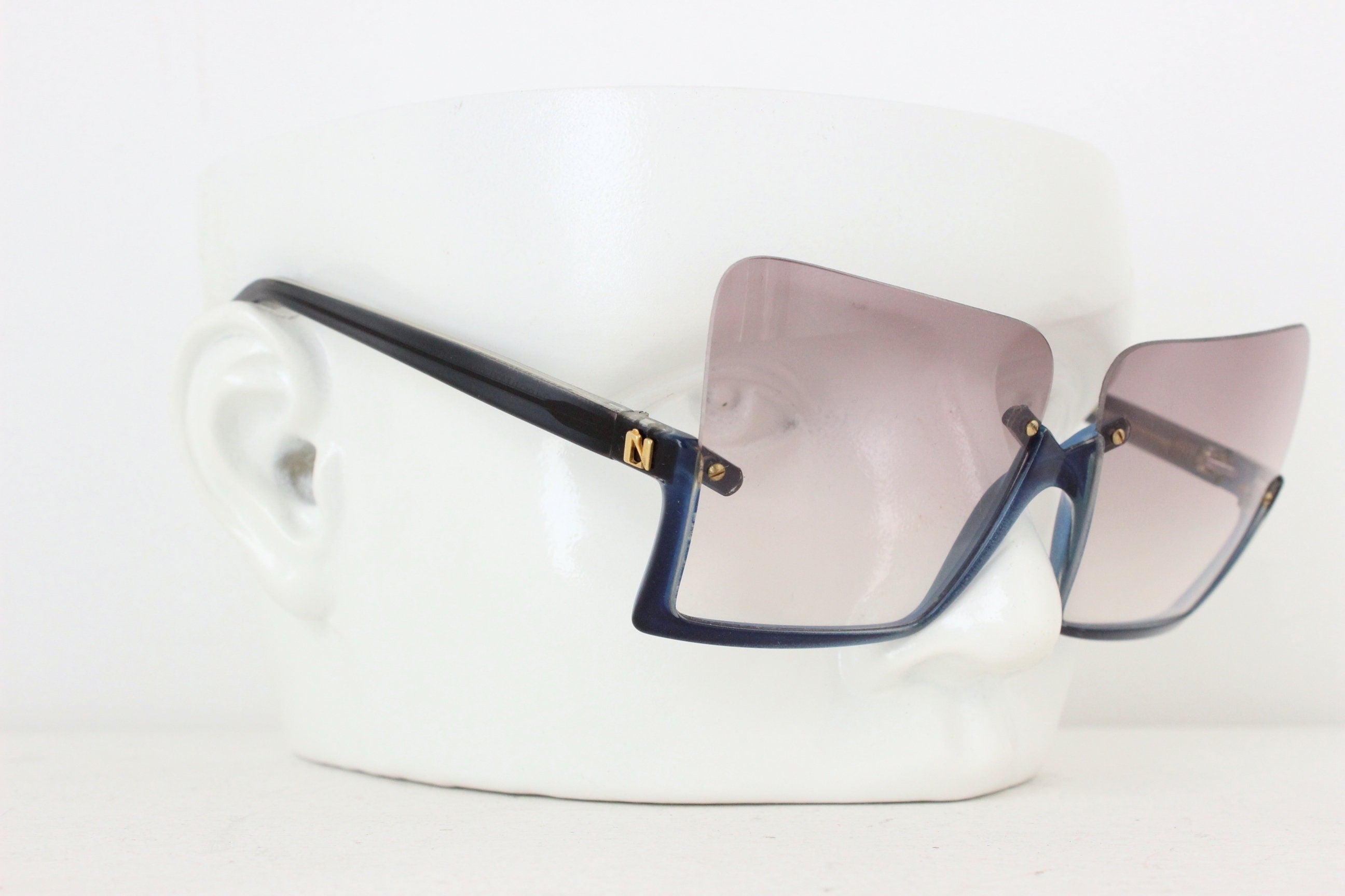 1970s Italian Vintage Architect Designed Sunglasses by Claudio La Viola