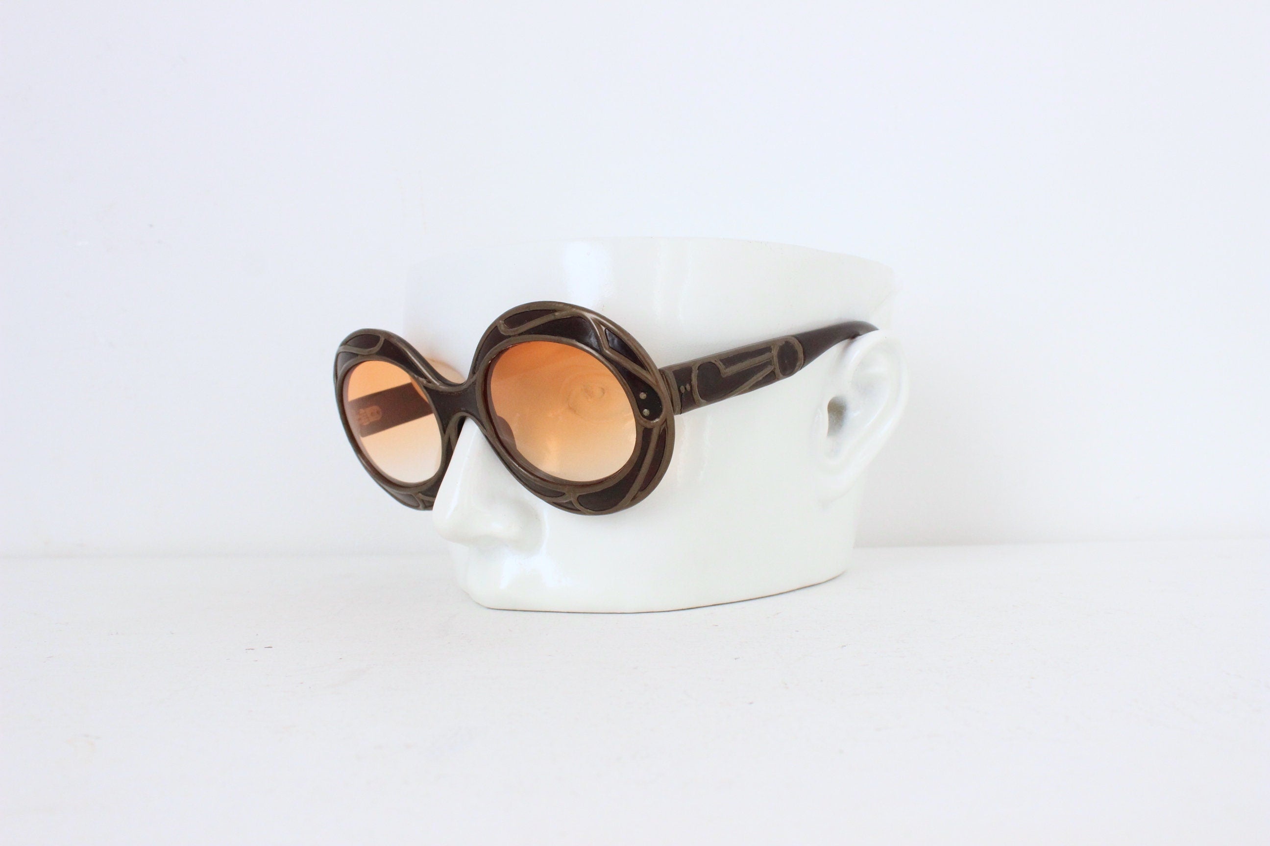 Rare 1960s French Vintage Sunglasses ‘Riviera’ - by Michel Brevet ~ Handmade France