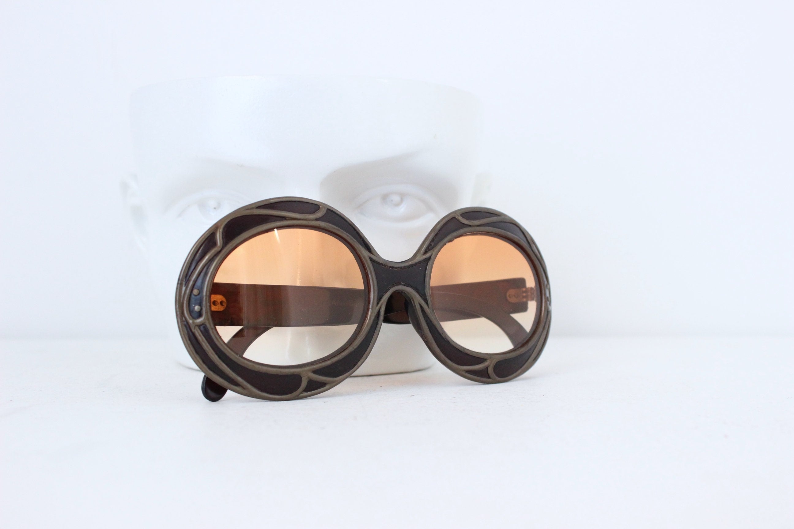 Rare 1960s French Vintage Sunglasses ‘Riviera’ - by Michel Brevet ~ Handmade France
