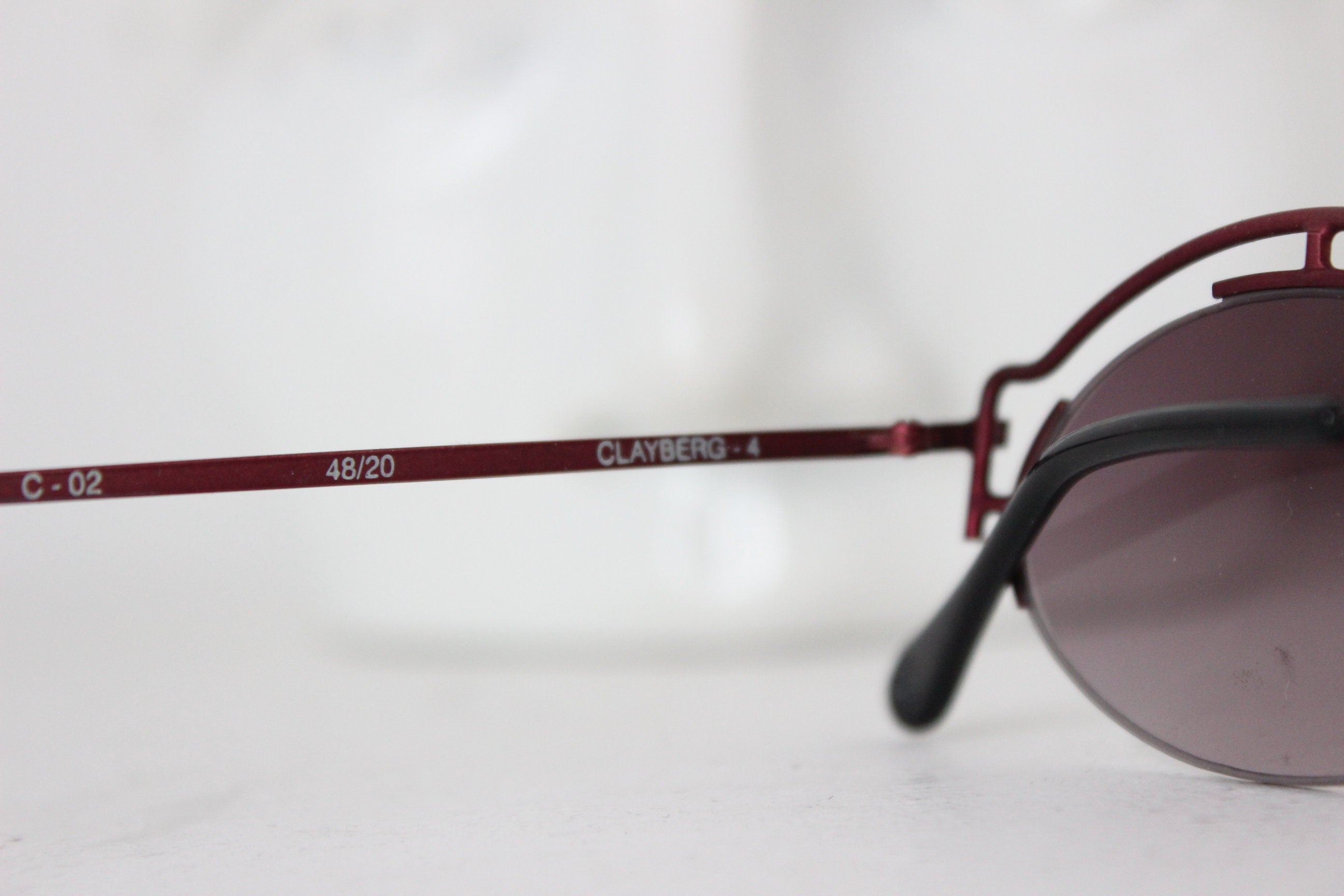 Collectible 80s Casanova "Clayberg" Hand Crafted Italian Vintage Sunglasses