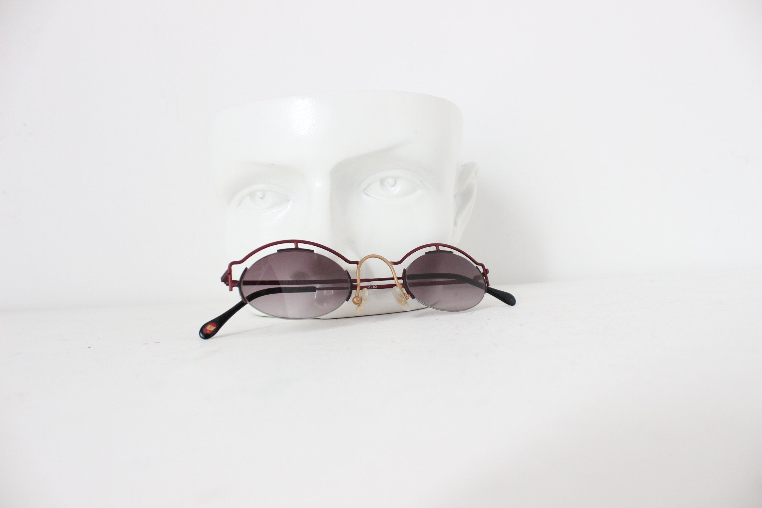 Collectible 80s Casanova "Clayberg" Hand Crafted Italian Vintage Sunglasses