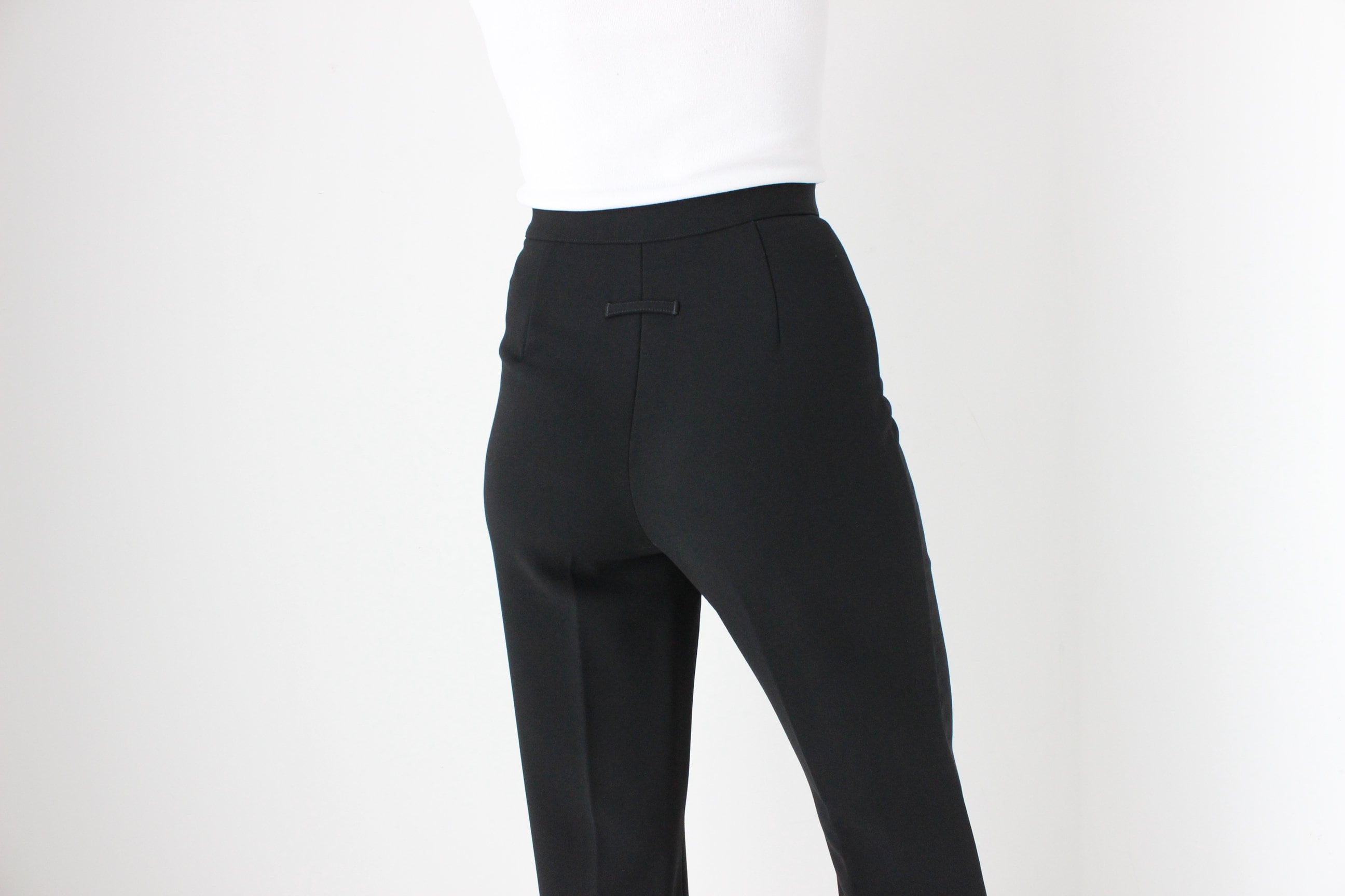Vintage Jean Paul Gaultier PREMIUM Black Wool Tailored Trousers