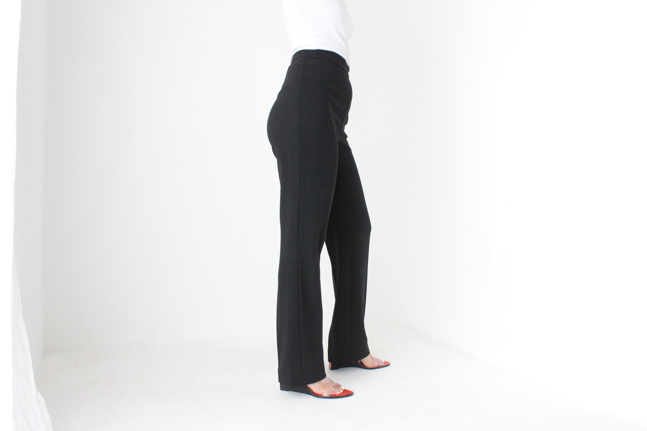 Vintage Jean Paul Gaultier PREMIUM Black Wool Tailored Trousers