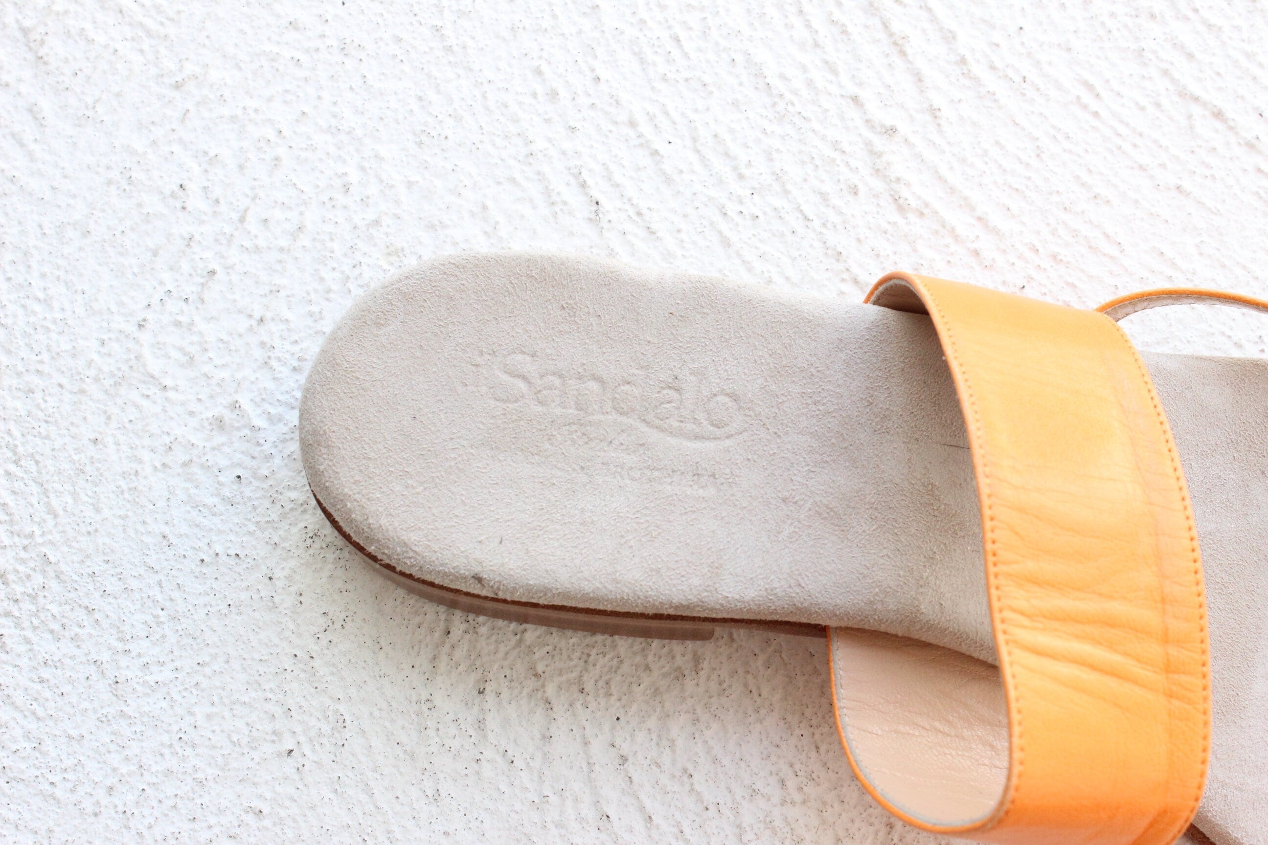 Il Sandalo Spanish Leather Orange Sandals ~ Euro 38
