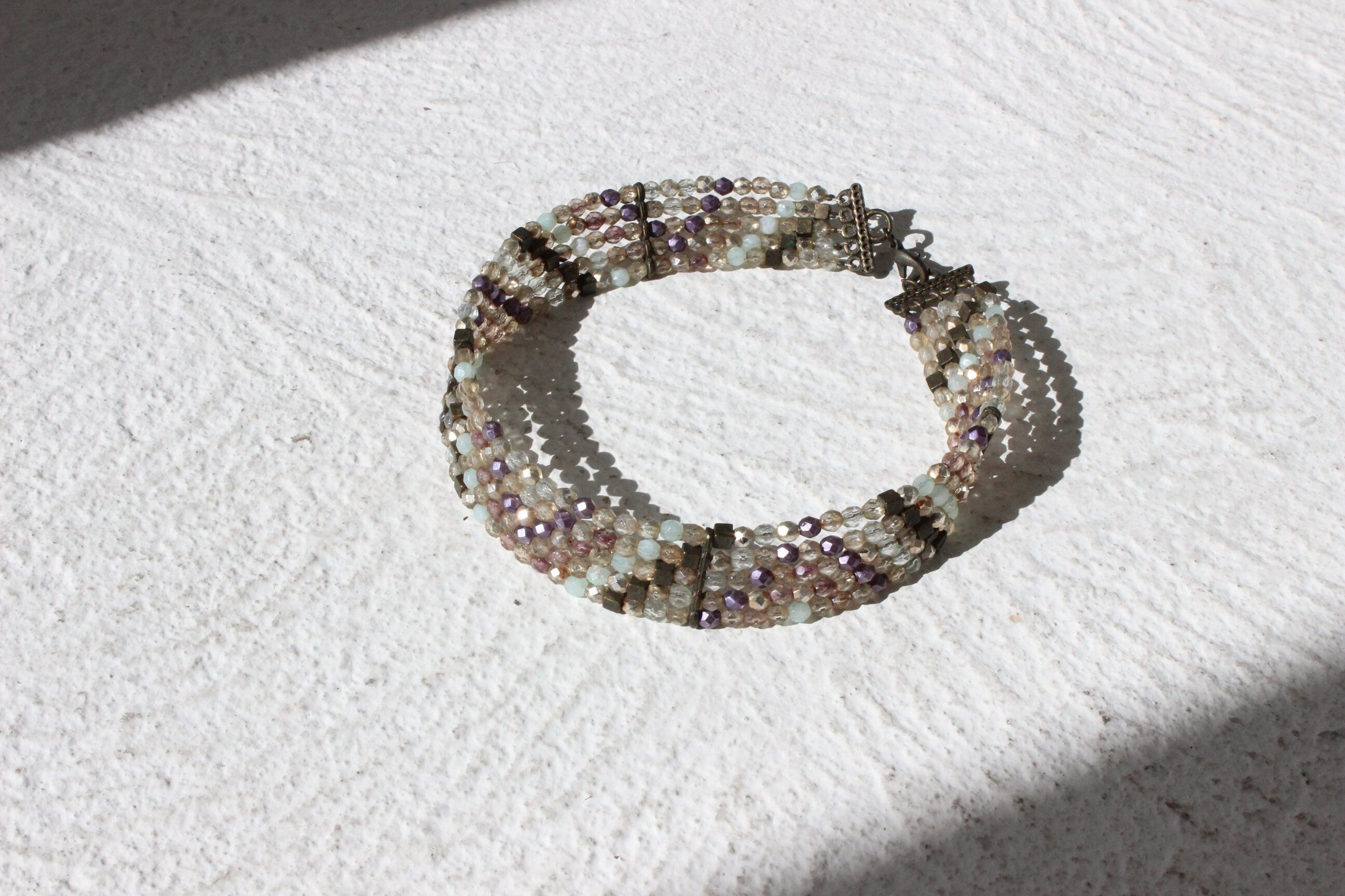 BALLETCORE 90s Pastel Beaded Choker Necklace