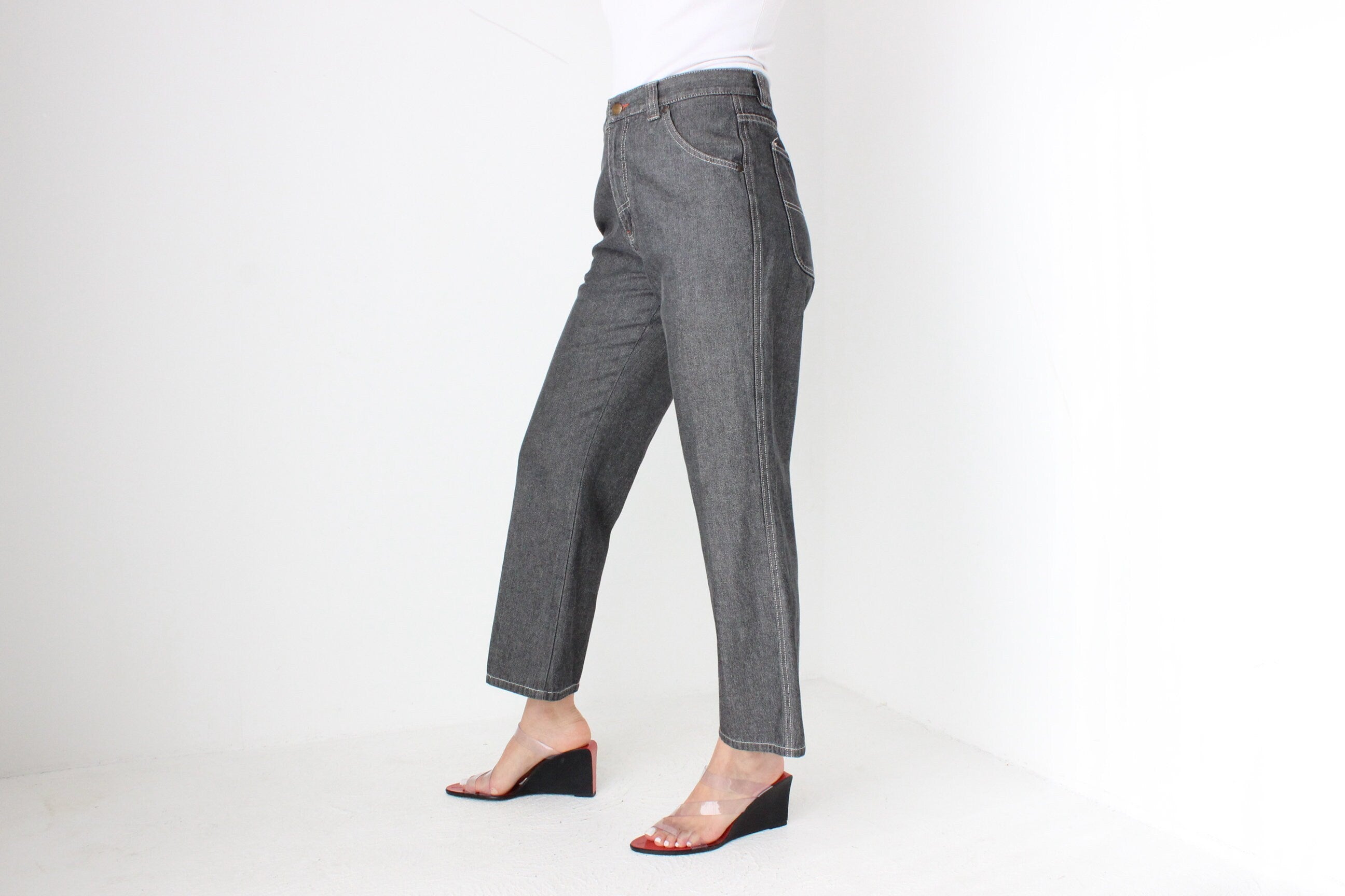 90s Metallic Jeans by Baleno