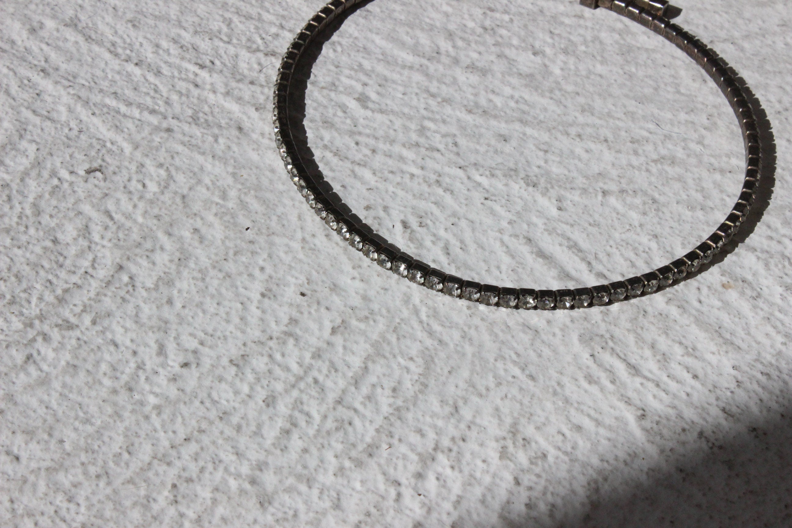 BALLETCORE 90s Silver Rhinestone Choker