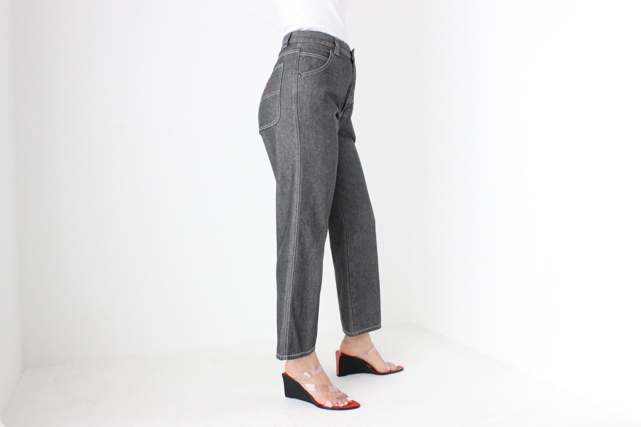 90s Metallic Jeans by Baleno
