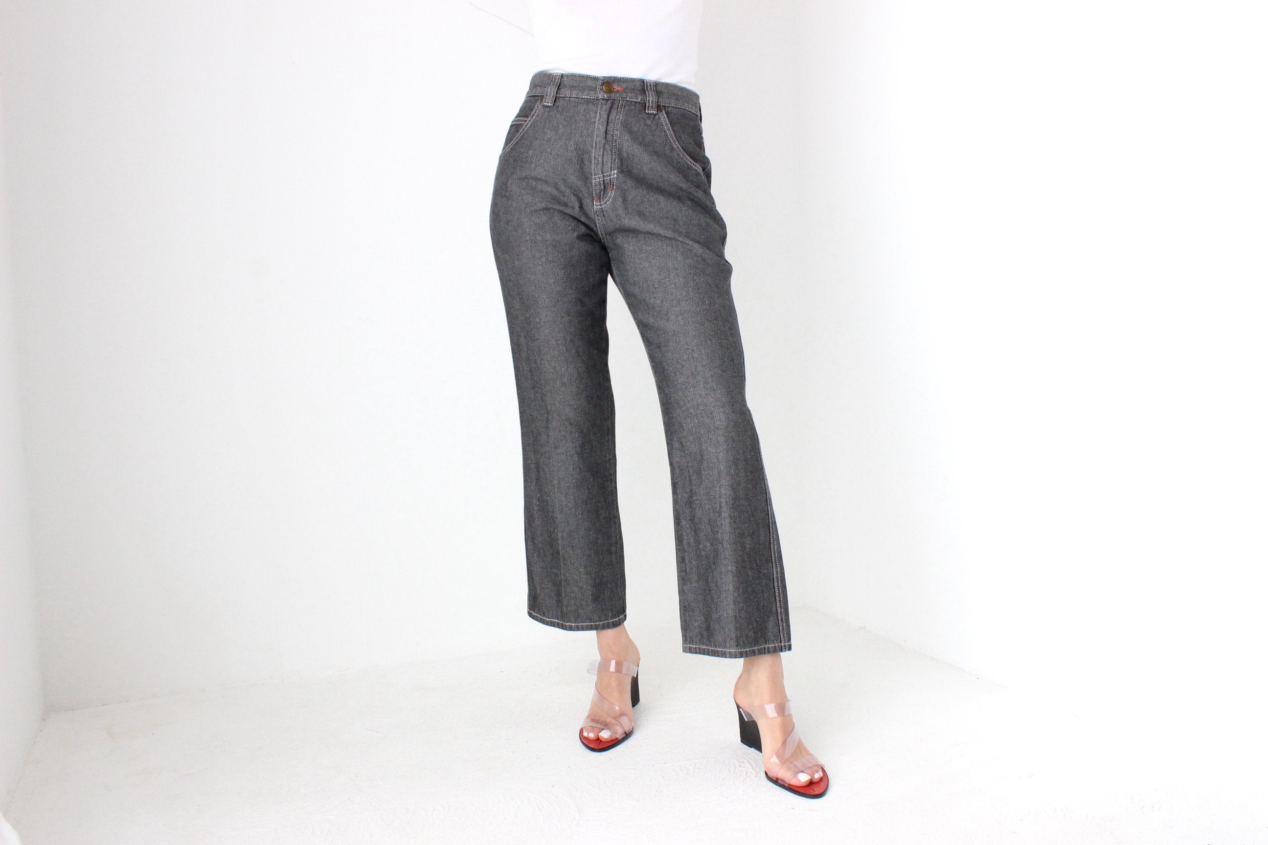 90s Metallic Jeans by Baleno