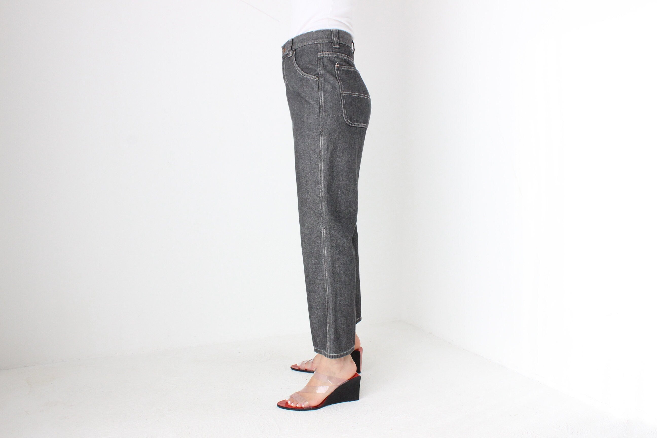 90s Metallic Jeans by Baleno