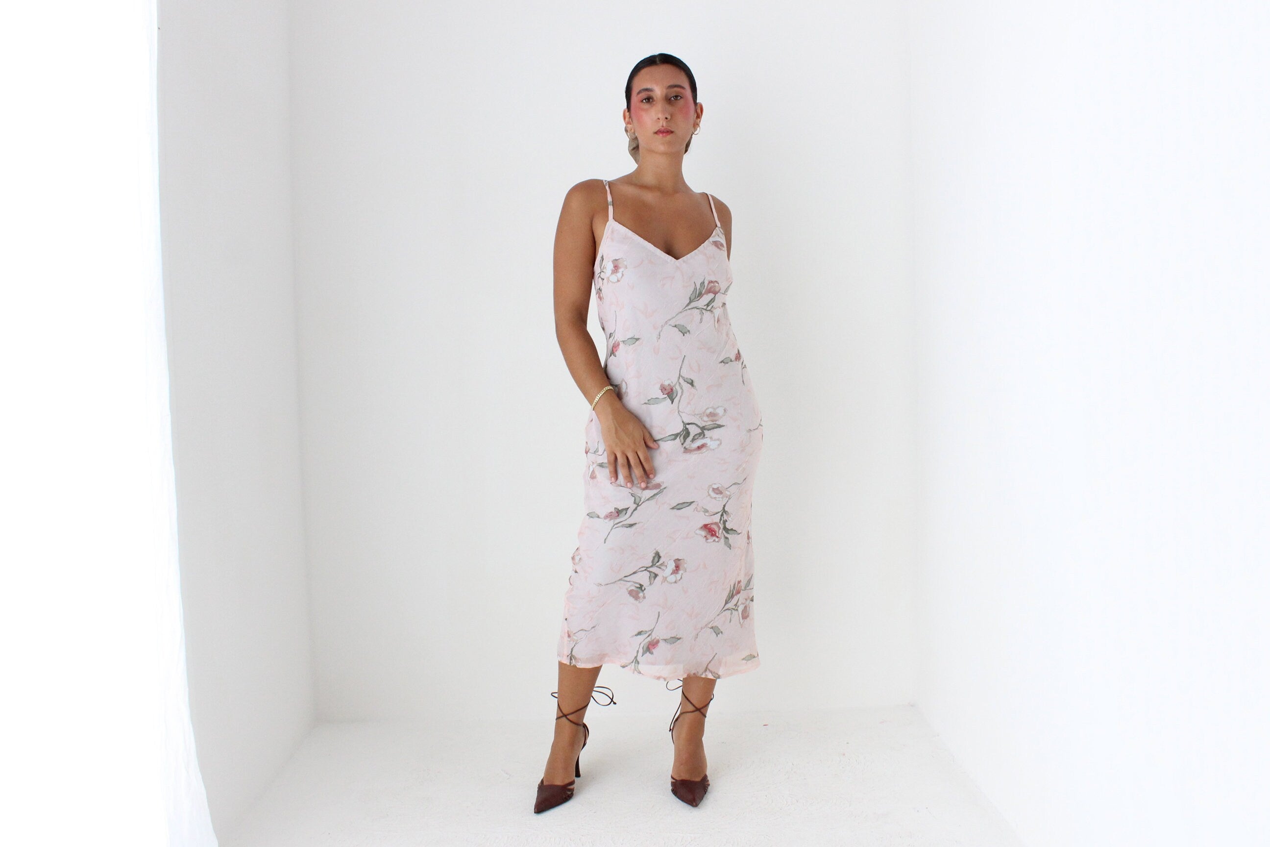 Y2K Dreamy Pastel Watercolour Crinkle Slip