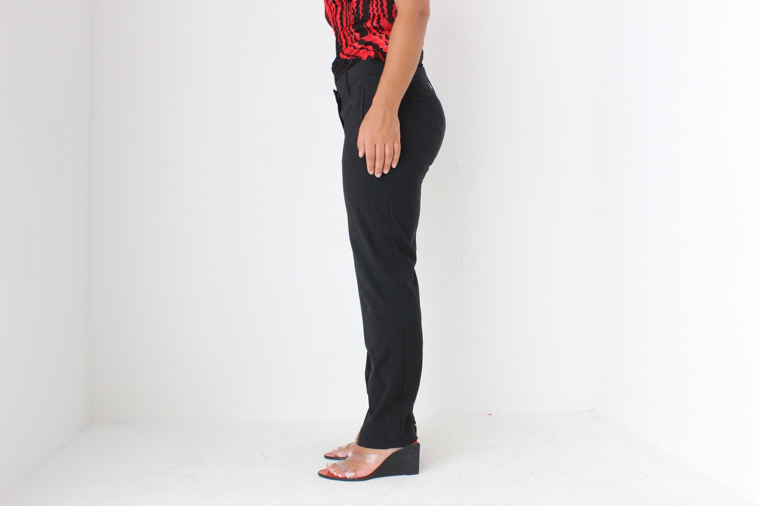 2000s PRADA Minimal Slim Leg Trousers
