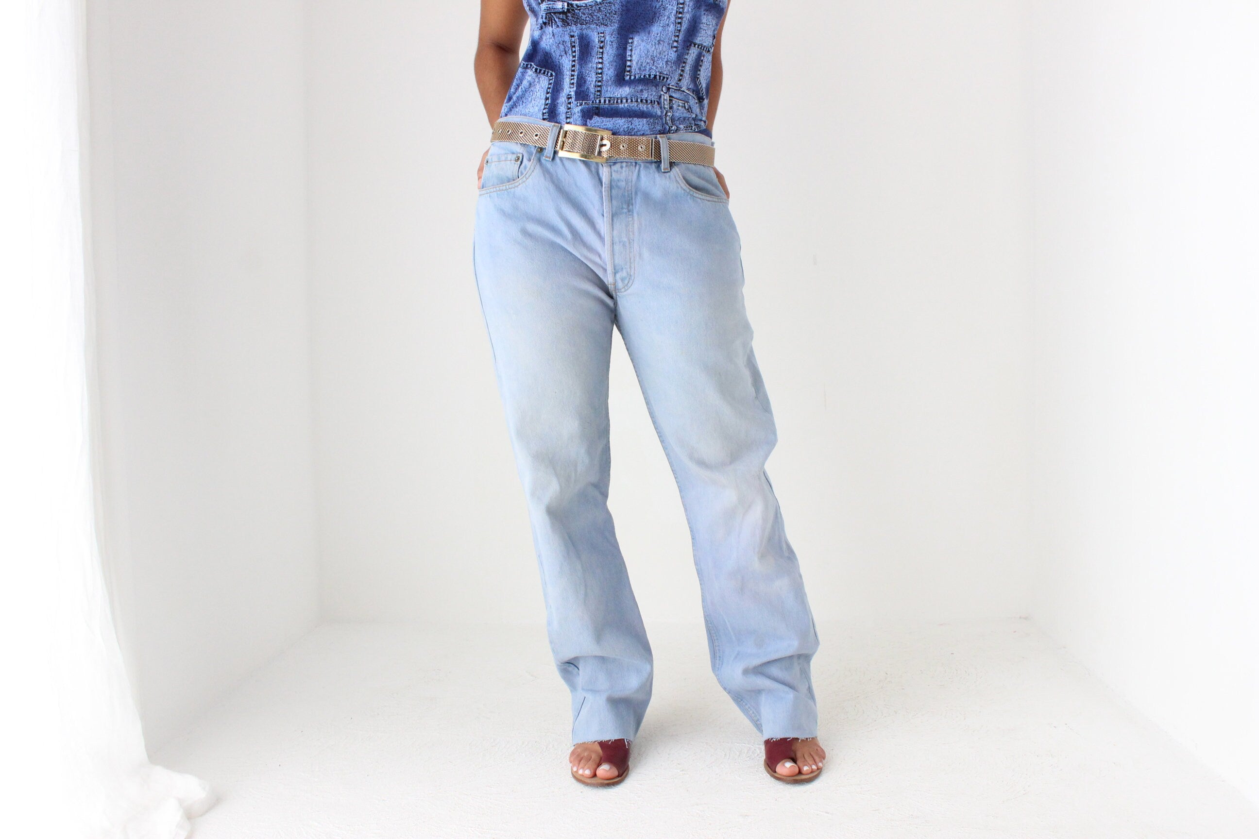 90s Mens LEVIS 501 Relaxed Jeans