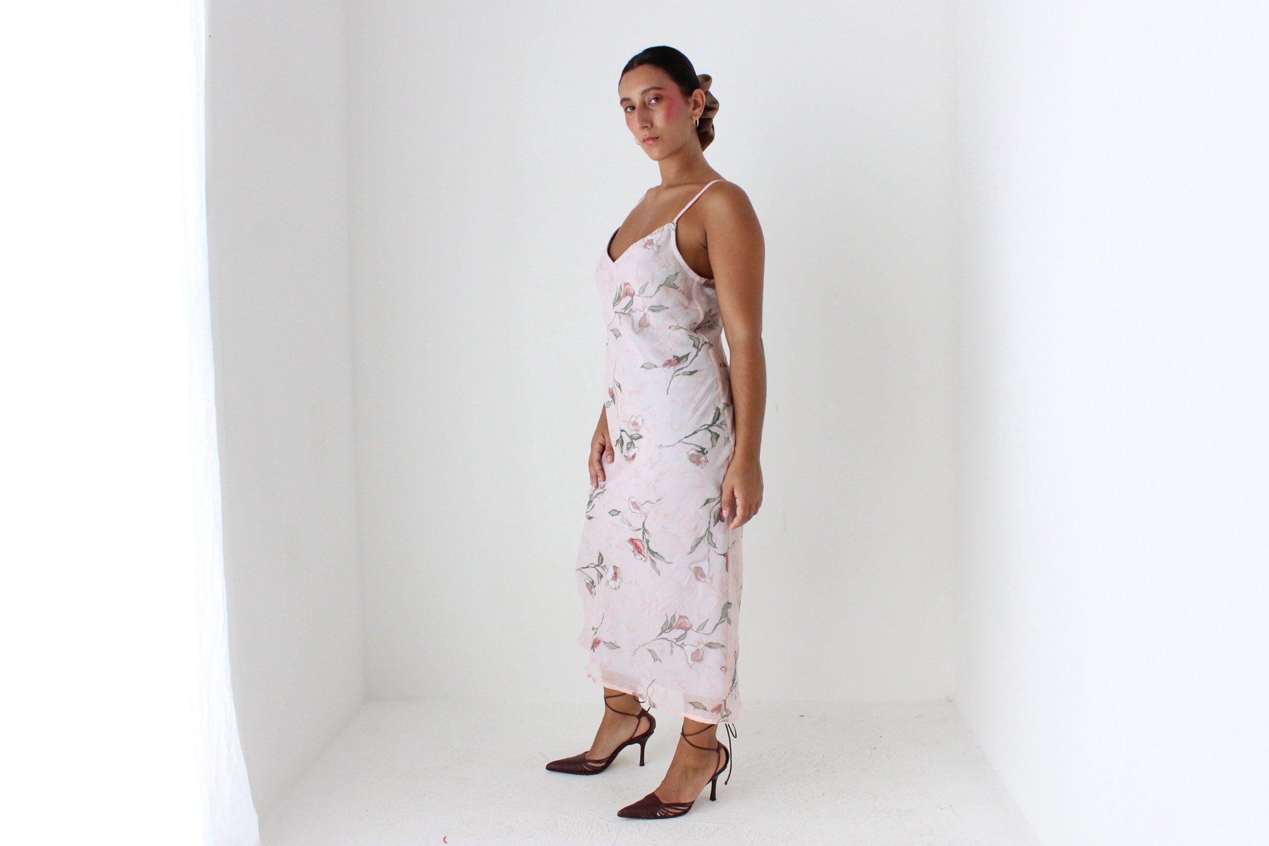 Y2K Dreamy Pastel Watercolour Crinkle Slip