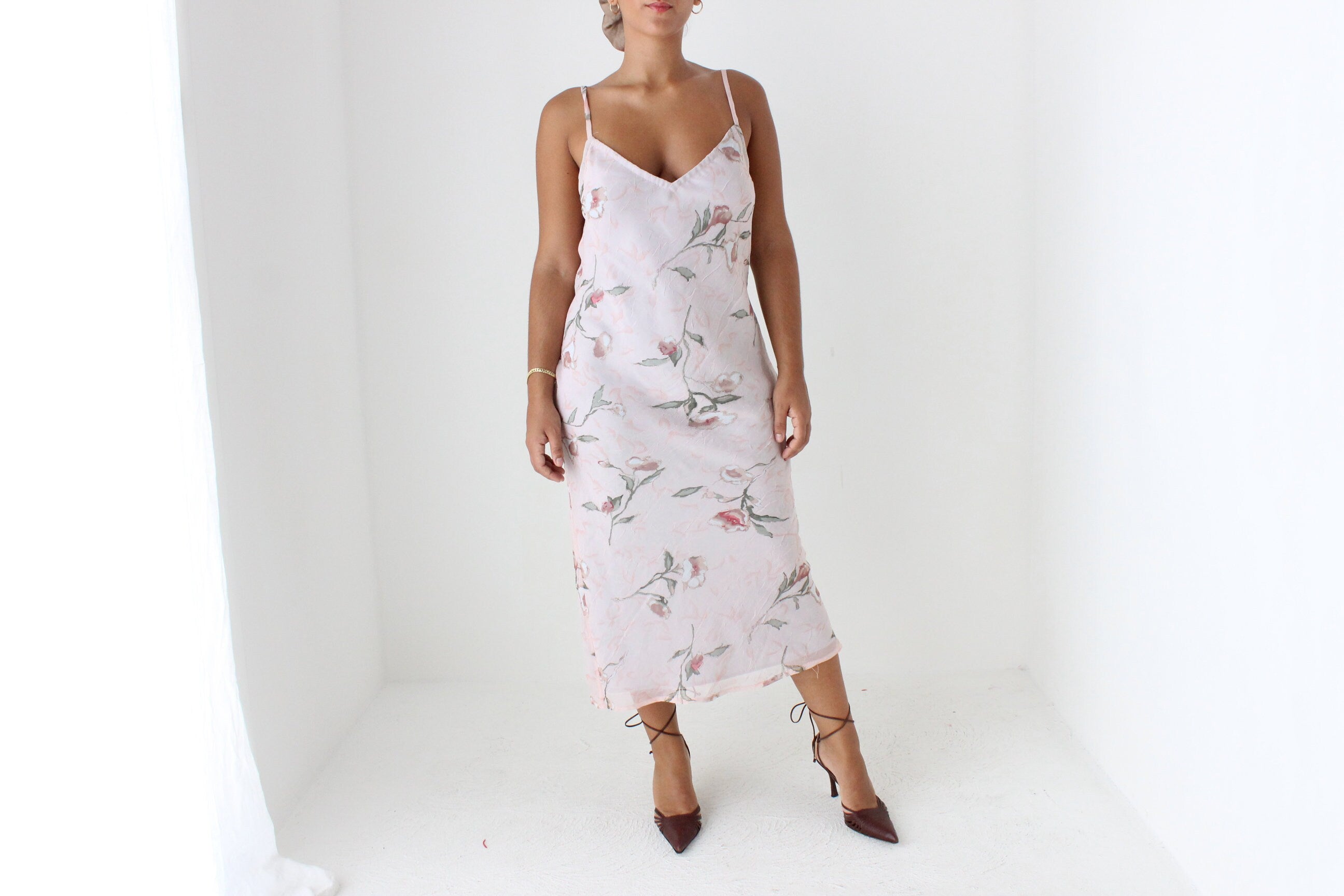 Y2K Dreamy Pastel Watercolour Crinkle Slip