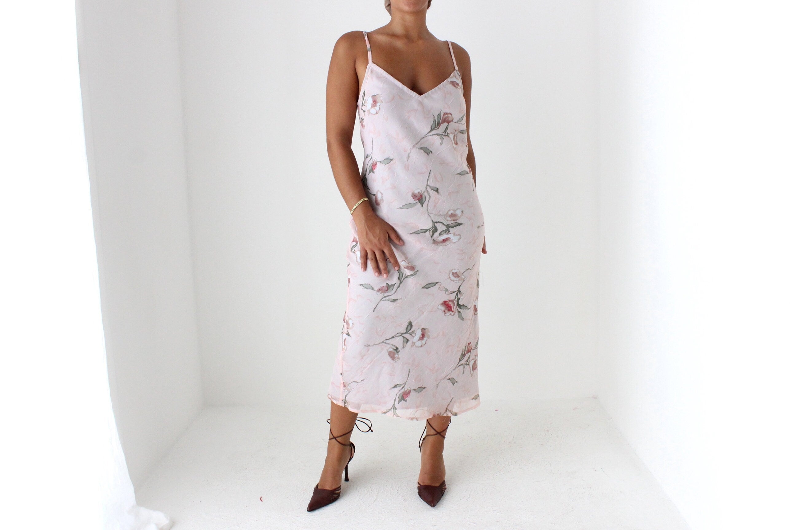 Y2K Dreamy Pastel Watercolour Crinkle Slip