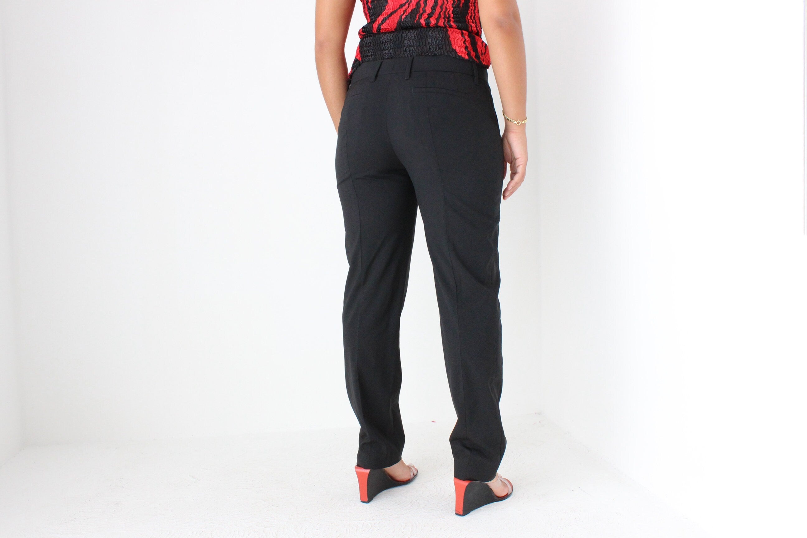 2000s PRADA Minimal Slim Leg Trousers