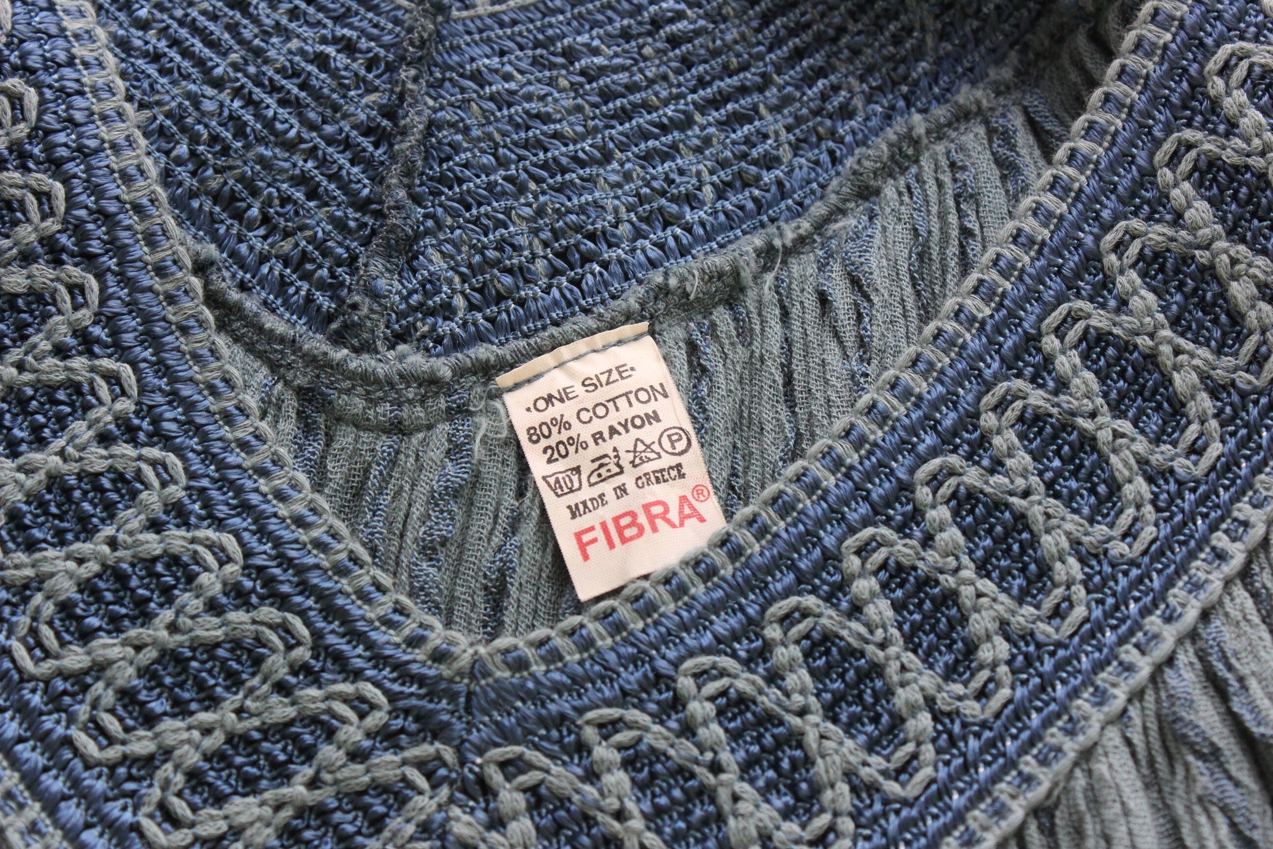 MADE IN GREECE 90s Cotton Gauze Relaxed Summer Mini