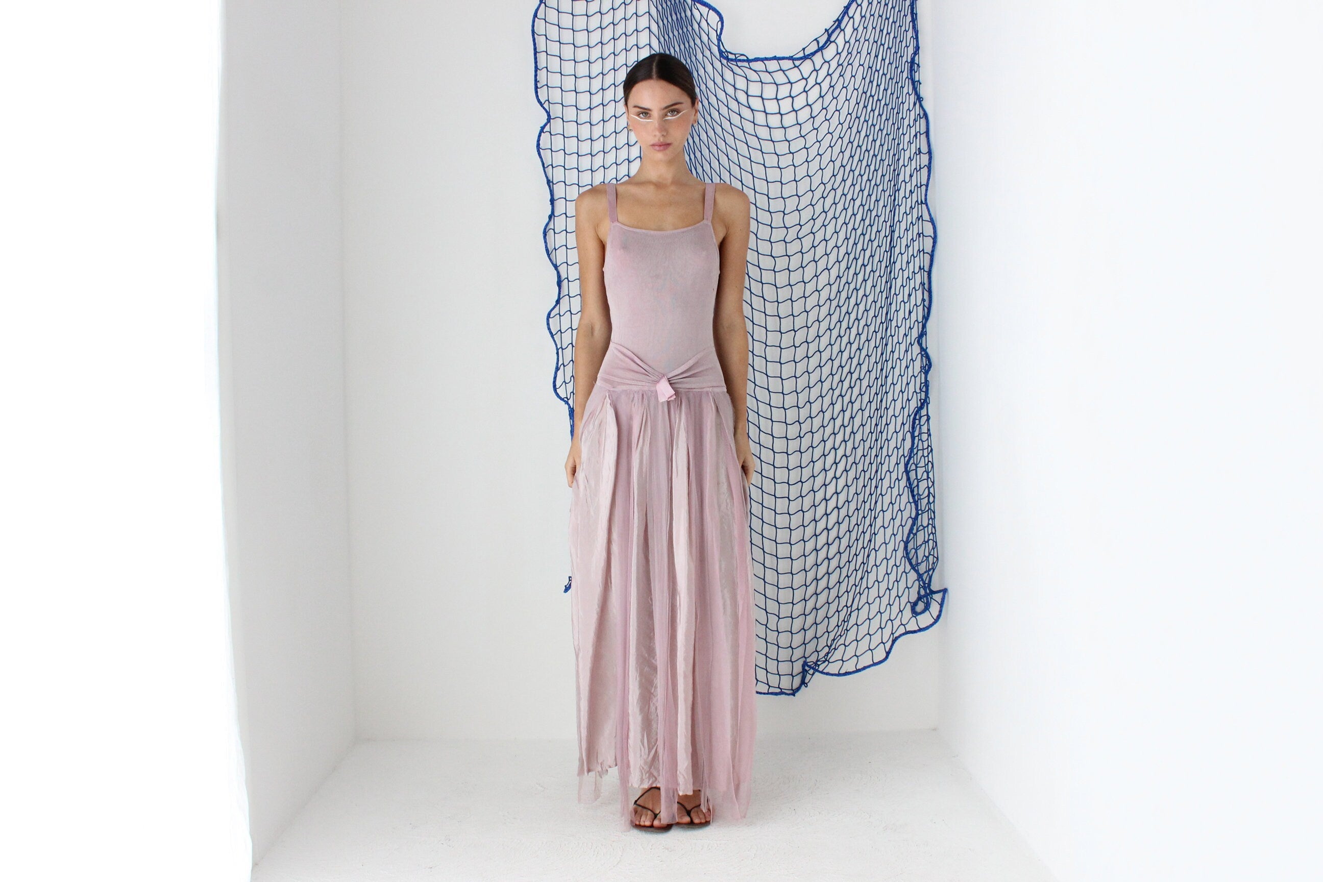 FOUND IN GREECE Y2K Fairy Sprite Nymph Dress