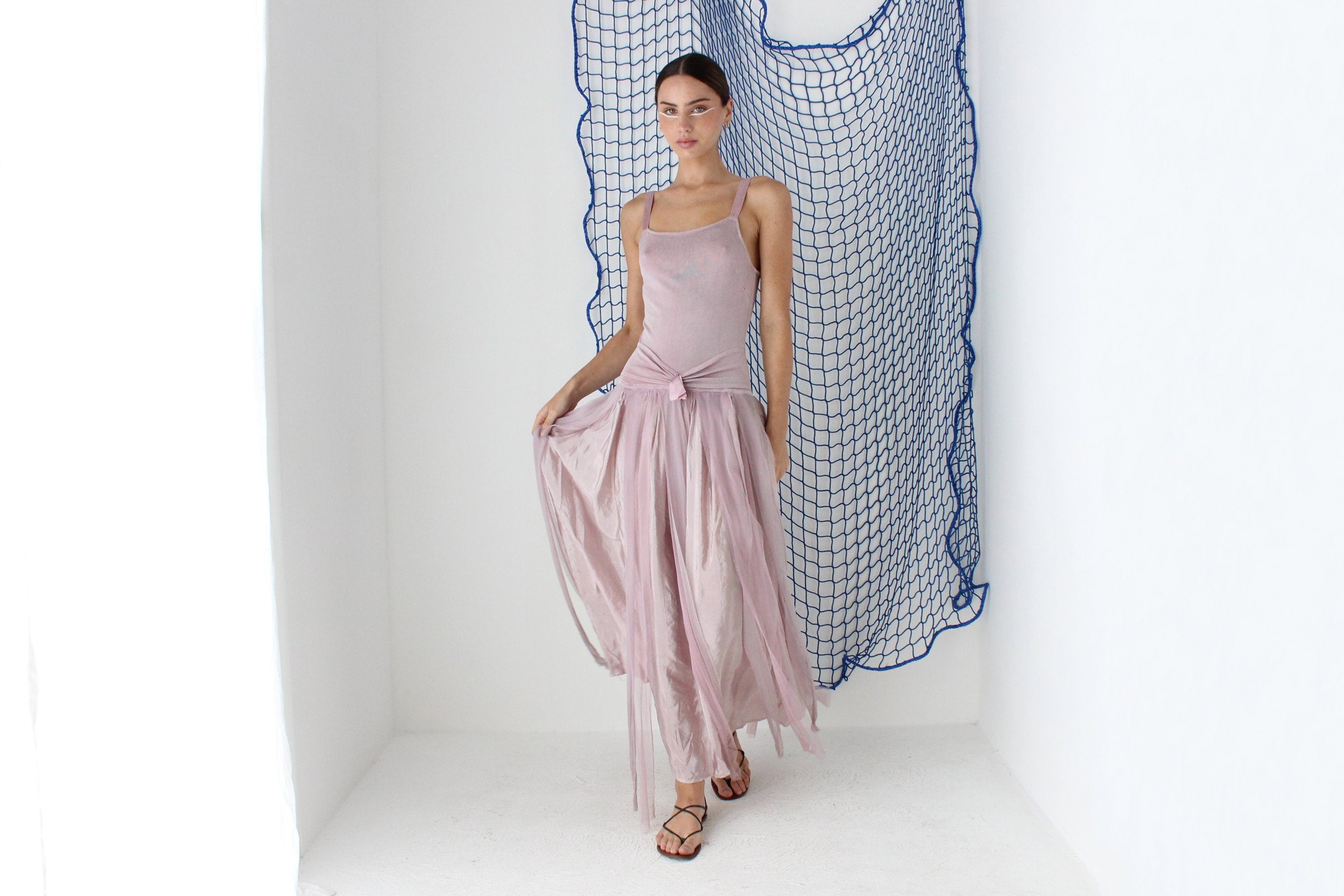 FOUND IN GREECE Y2K Fairy Sprite Nymph Dress