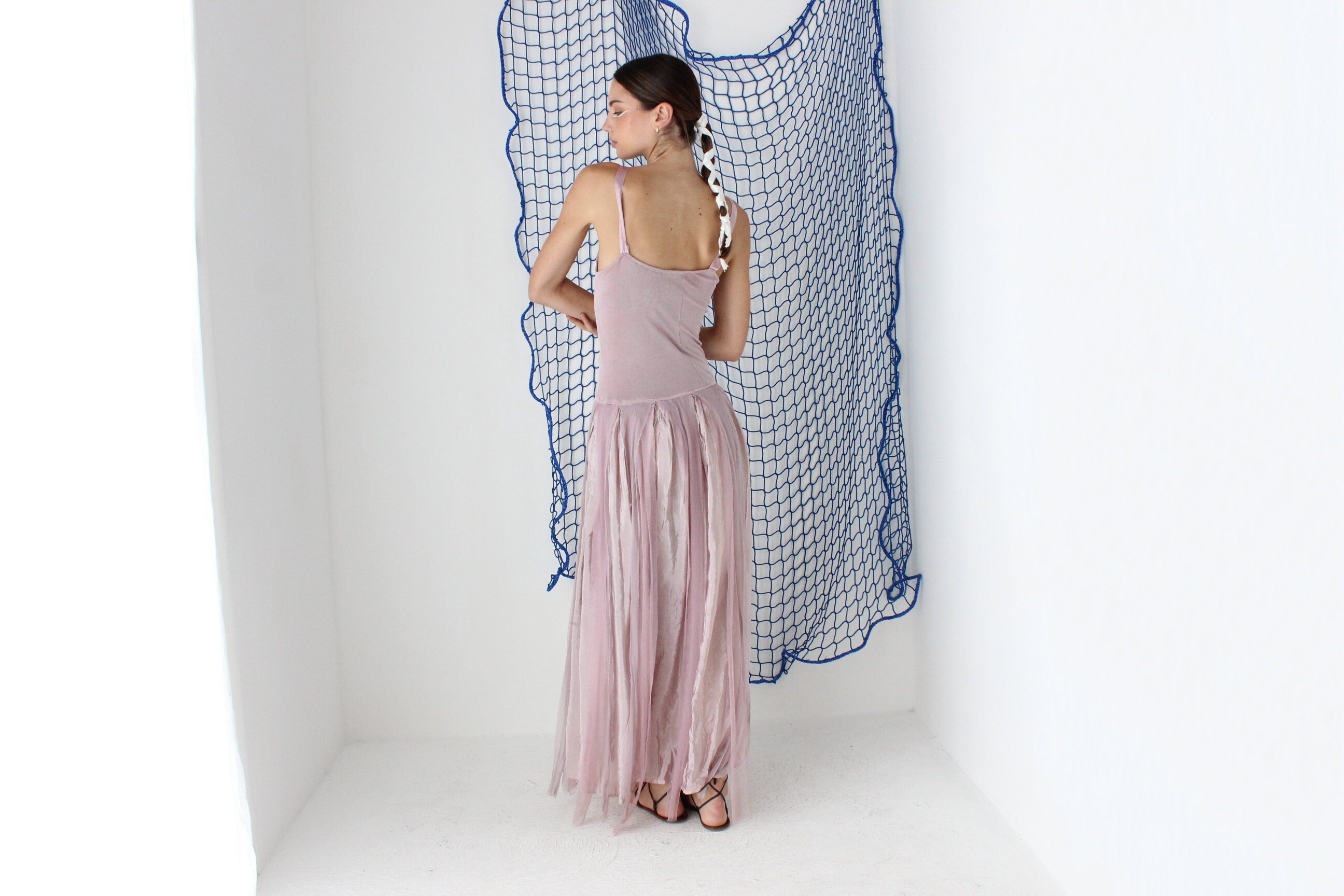 FOUND IN GREECE Y2K Fairy Sprite Nymph Dress