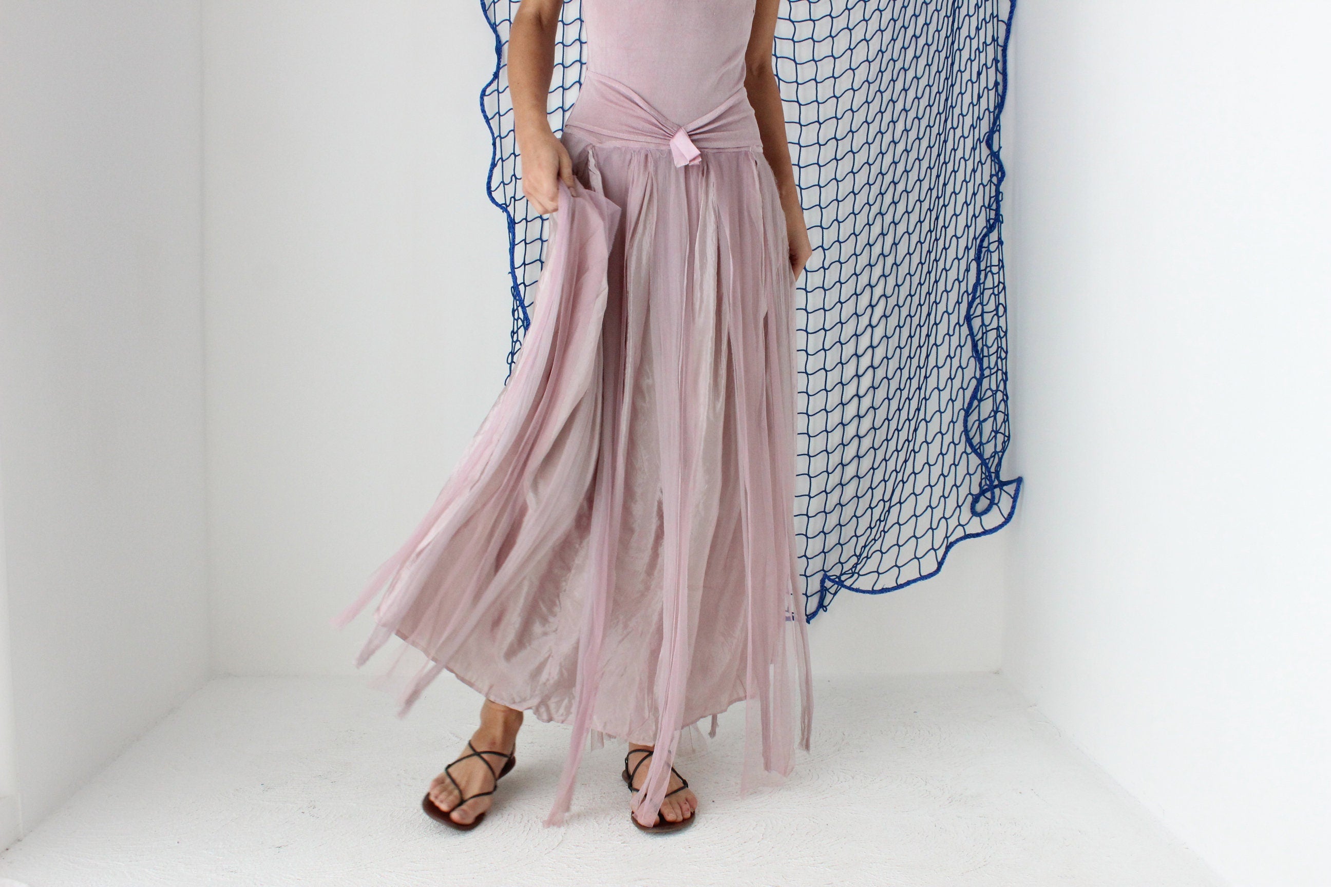 FOUND IN GREECE Y2K Fairy Sprite Nymph Dress