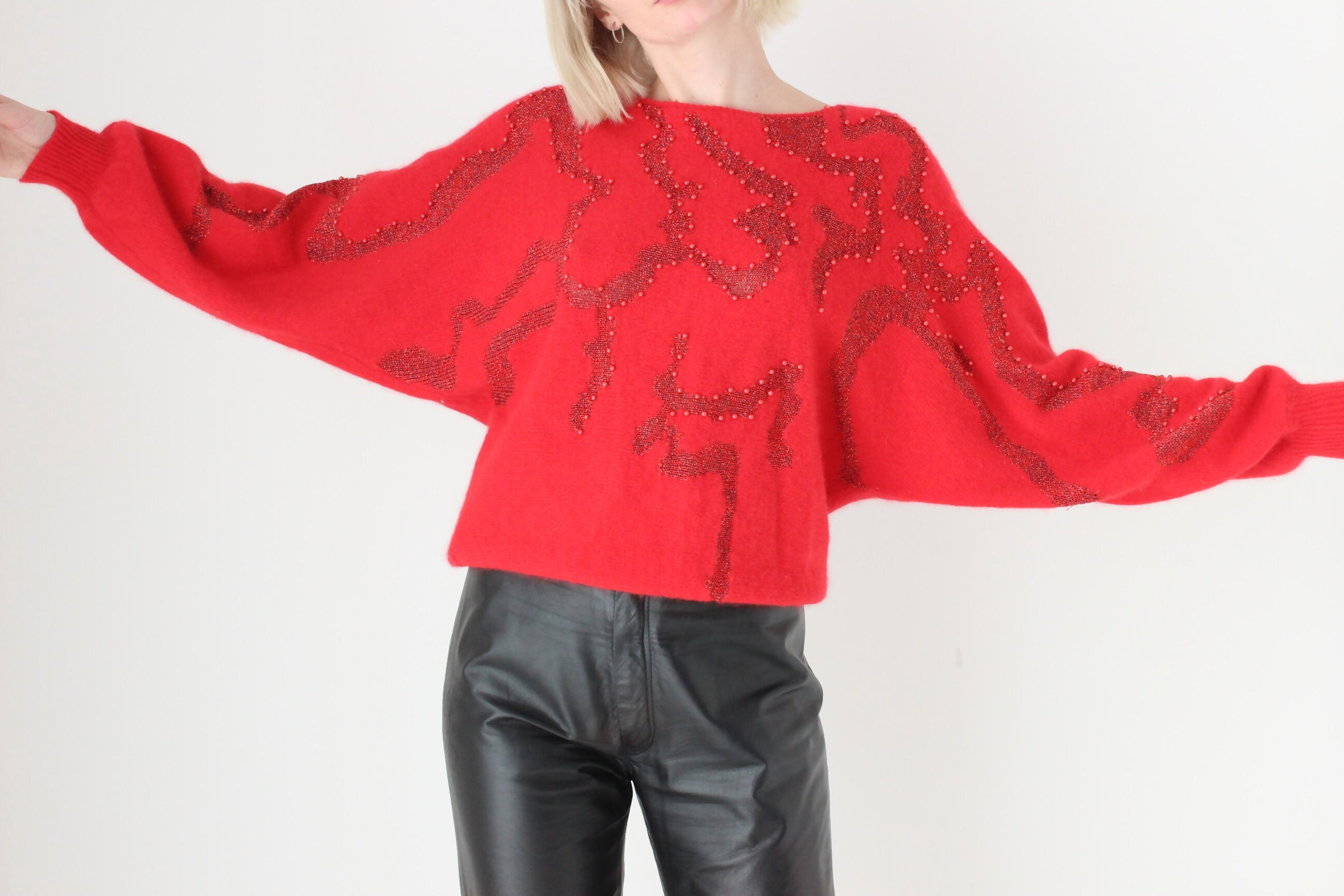 Cosy 80s Lambswool & Angora Sweater