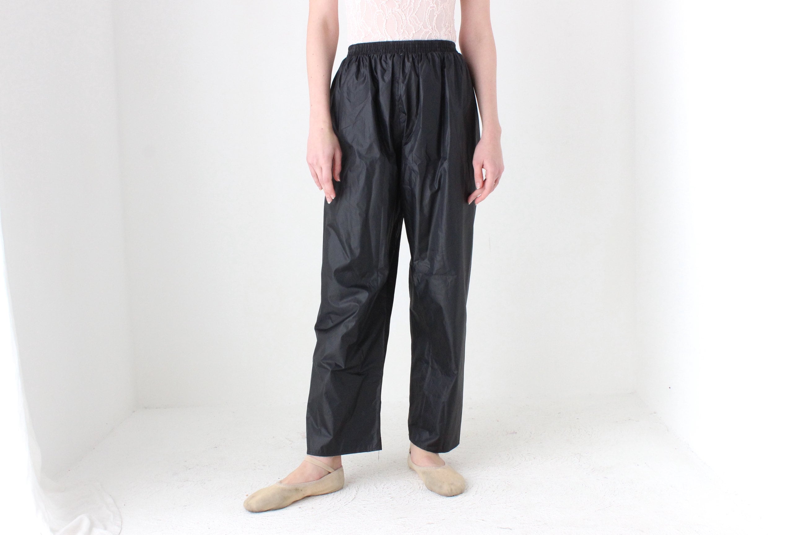 BALLETCORE 90s Futuristic PVC Plastic Pants