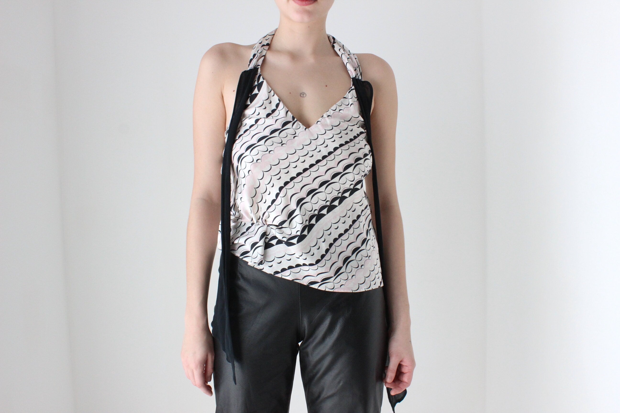 Y2K Pure Silk 2006 Madonna for H&M Halter Top