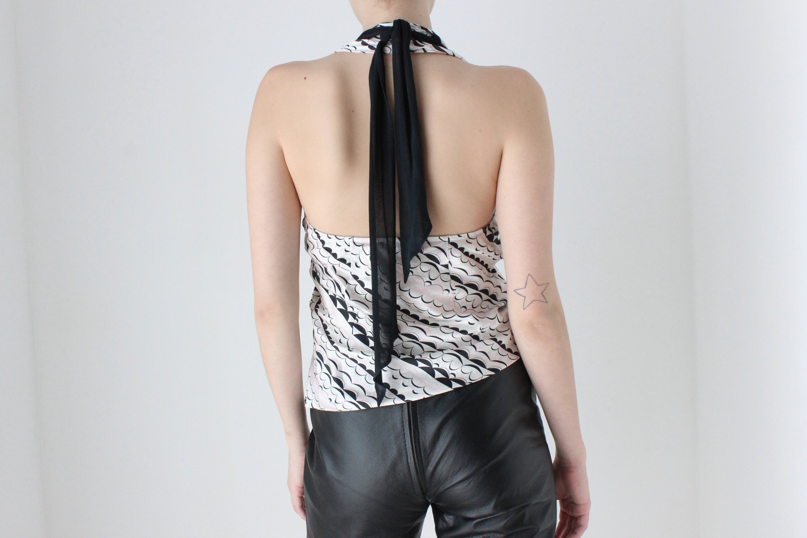 Y2K Pure Silk 2006 Madonna for H&M Halter Top