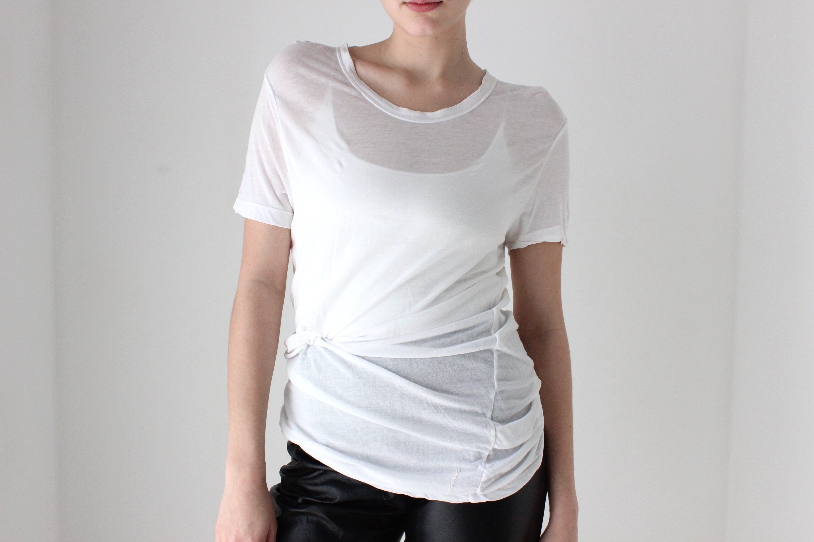 BALLETCORE Y2K Esprit Tissue Thin Crew Neck Tee