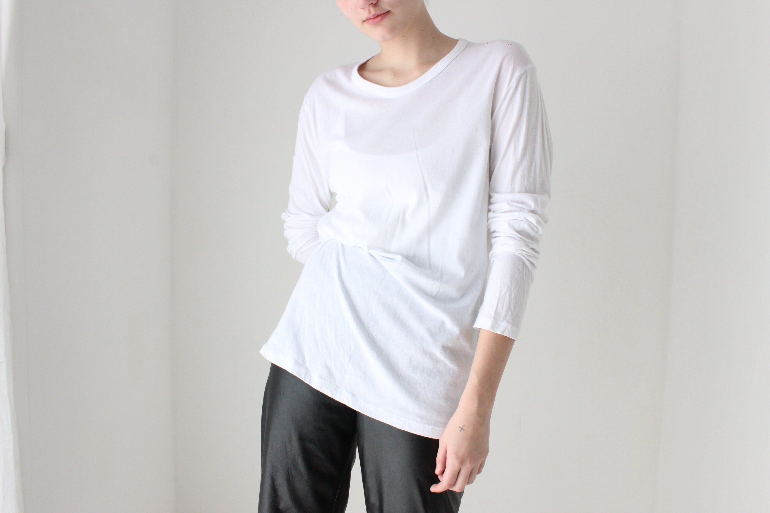 BALLETCORE T by Alexander Wang Thin Cotton Long Sleeve