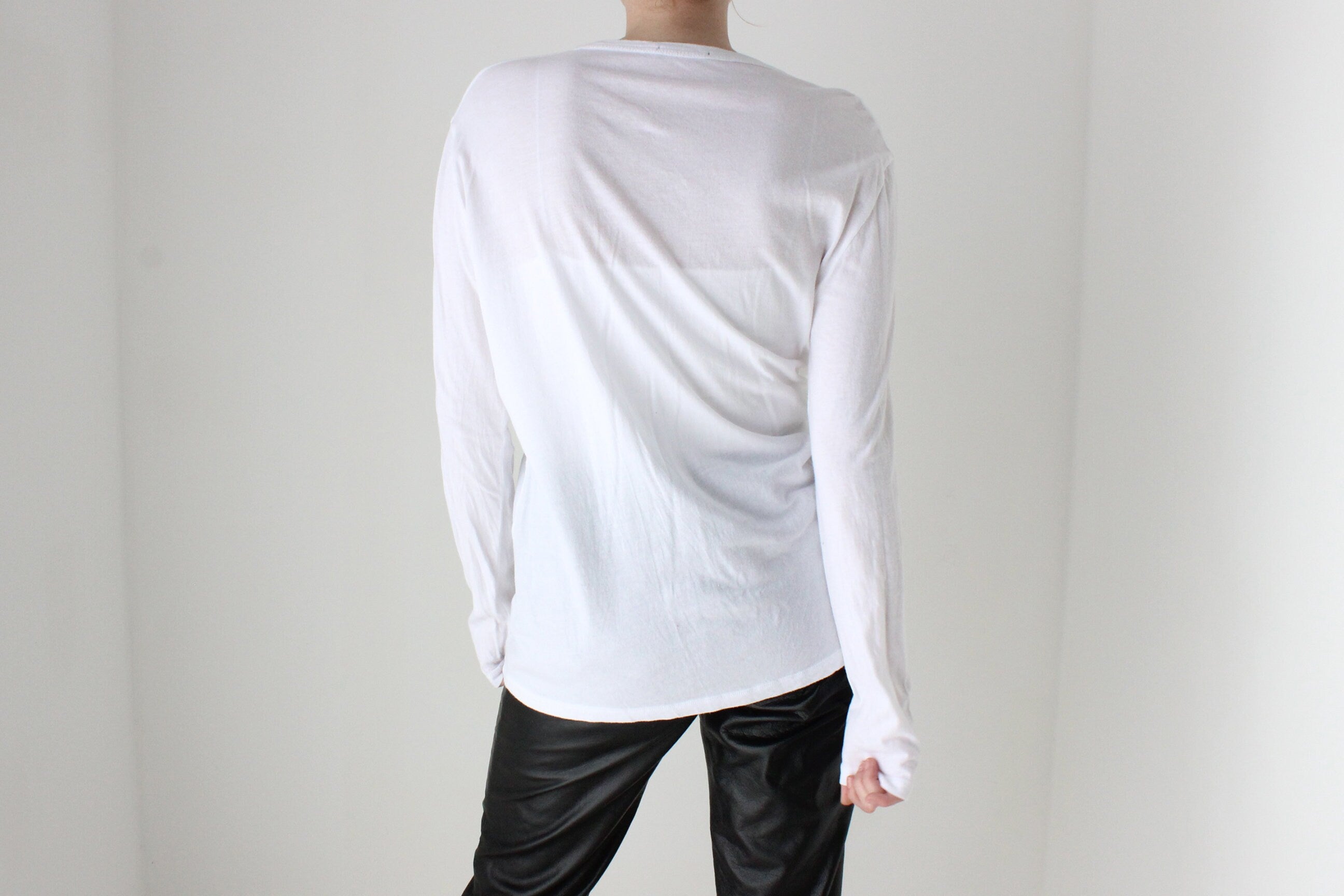 BALLETCORE T by Alexander Wang Thin Cotton Long Sleeve