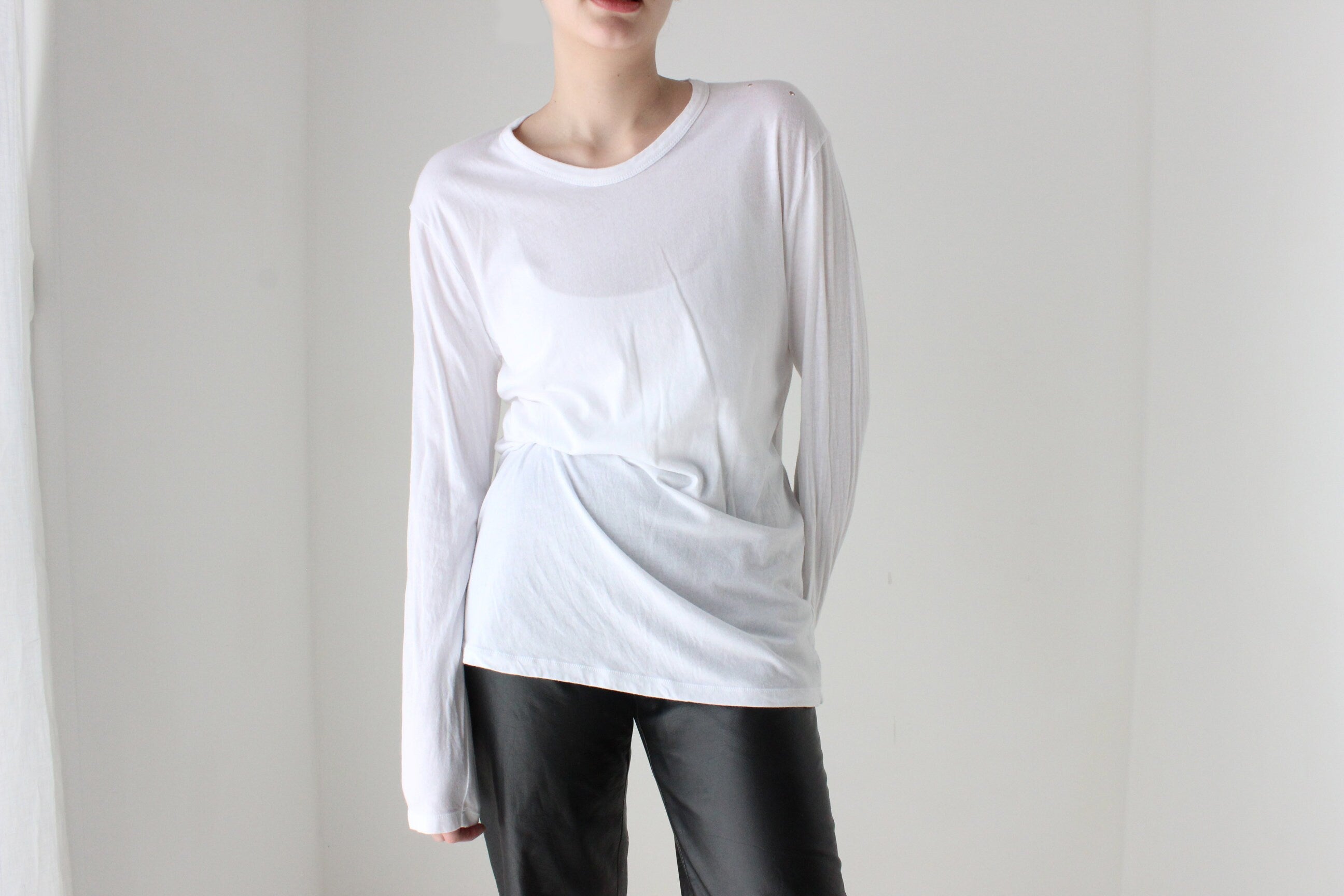 BALLETCORE T by Alexander Wang Thin Cotton Long Sleeve