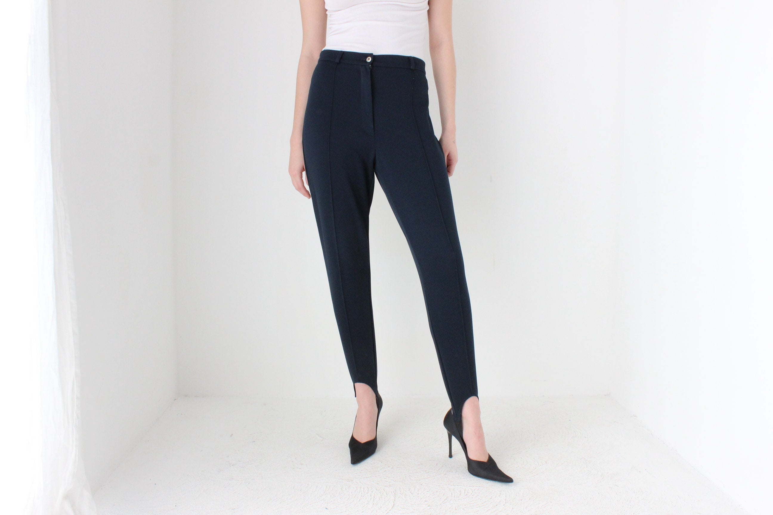 BALLETCORE 80s Dupont Nylon Stirrup Pants