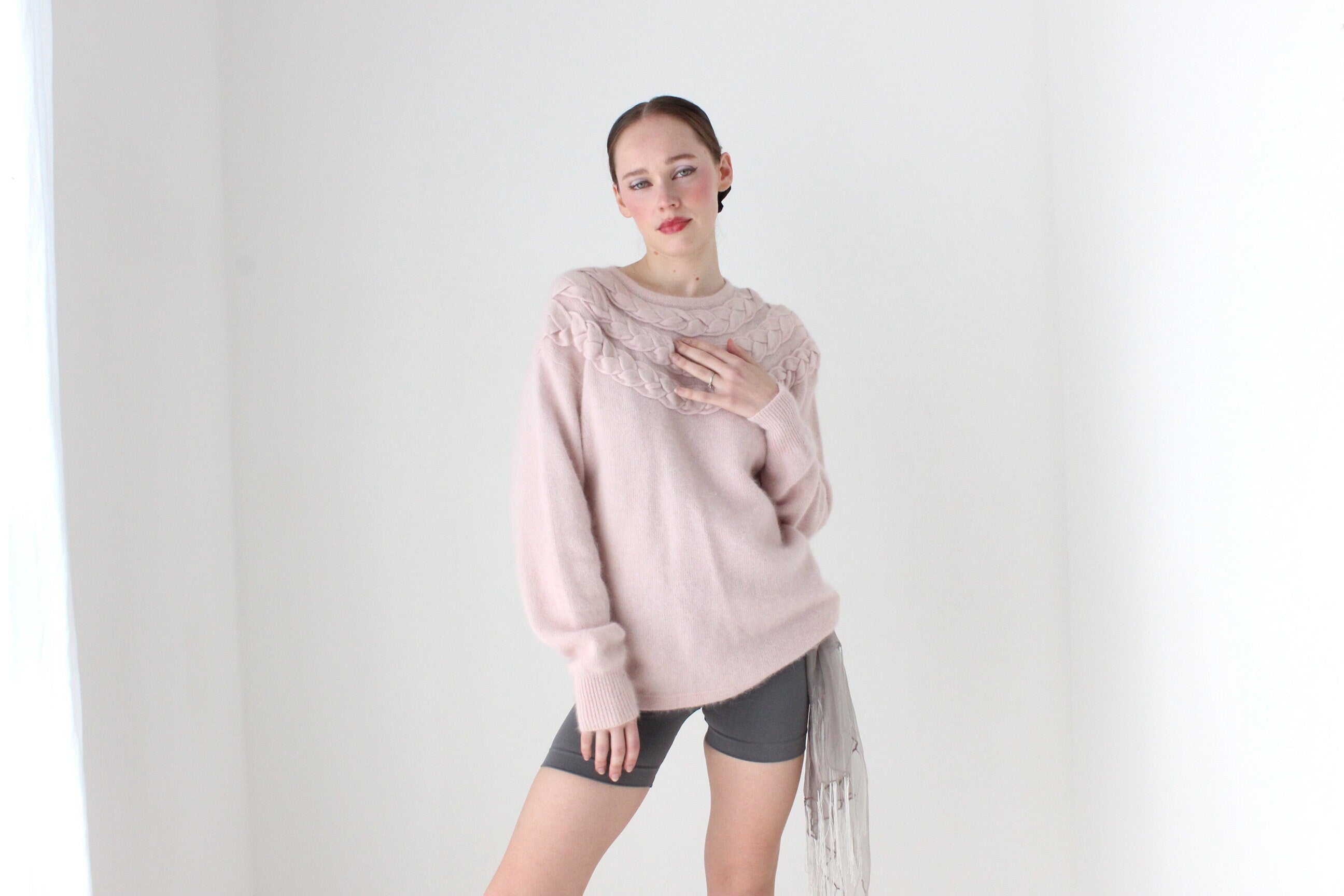BALLETCORE 80s Soft Angora / Lambswool Sweater