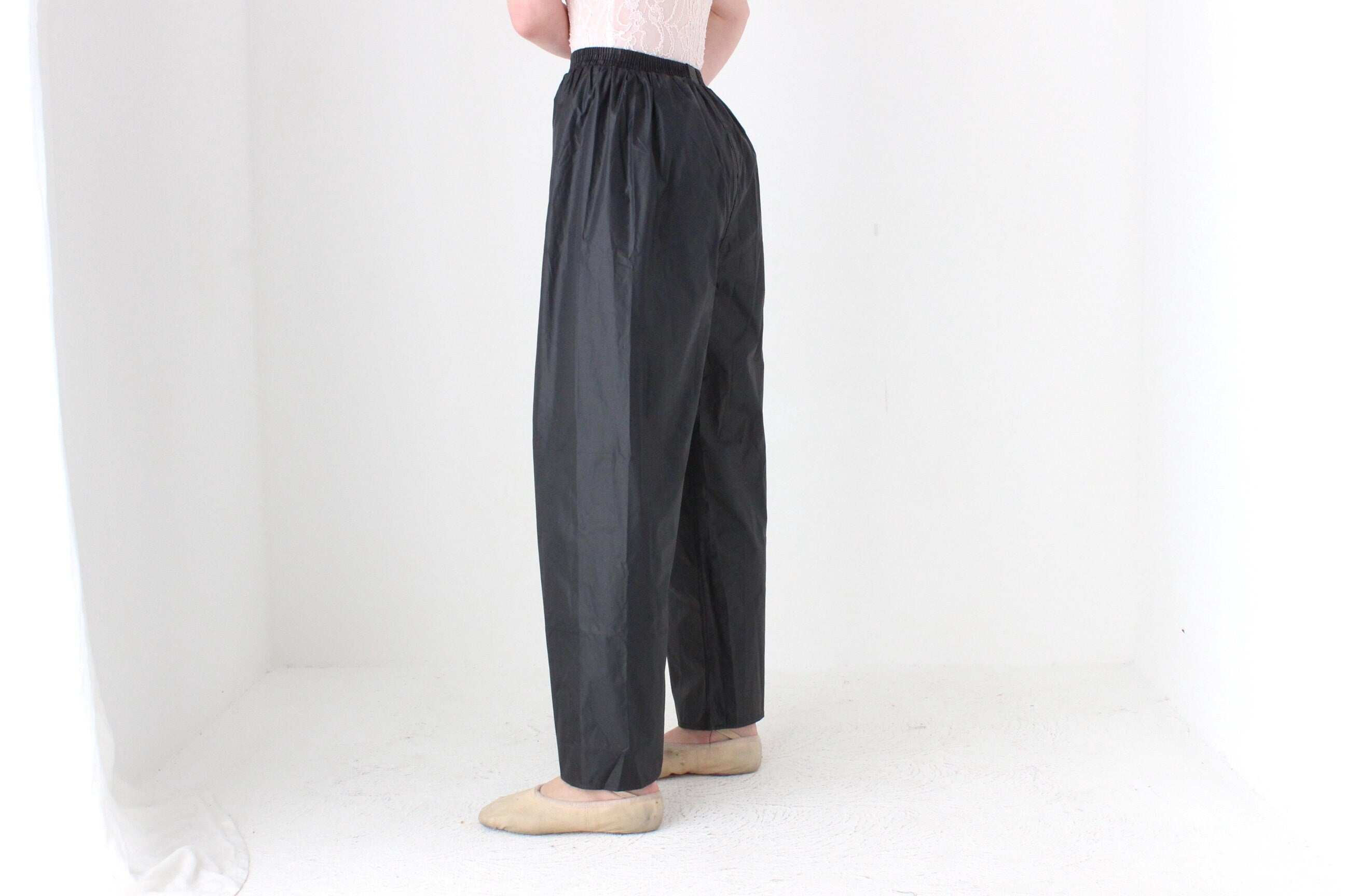 BALLETCORE 90s Futuristic PVC Plastic Pants