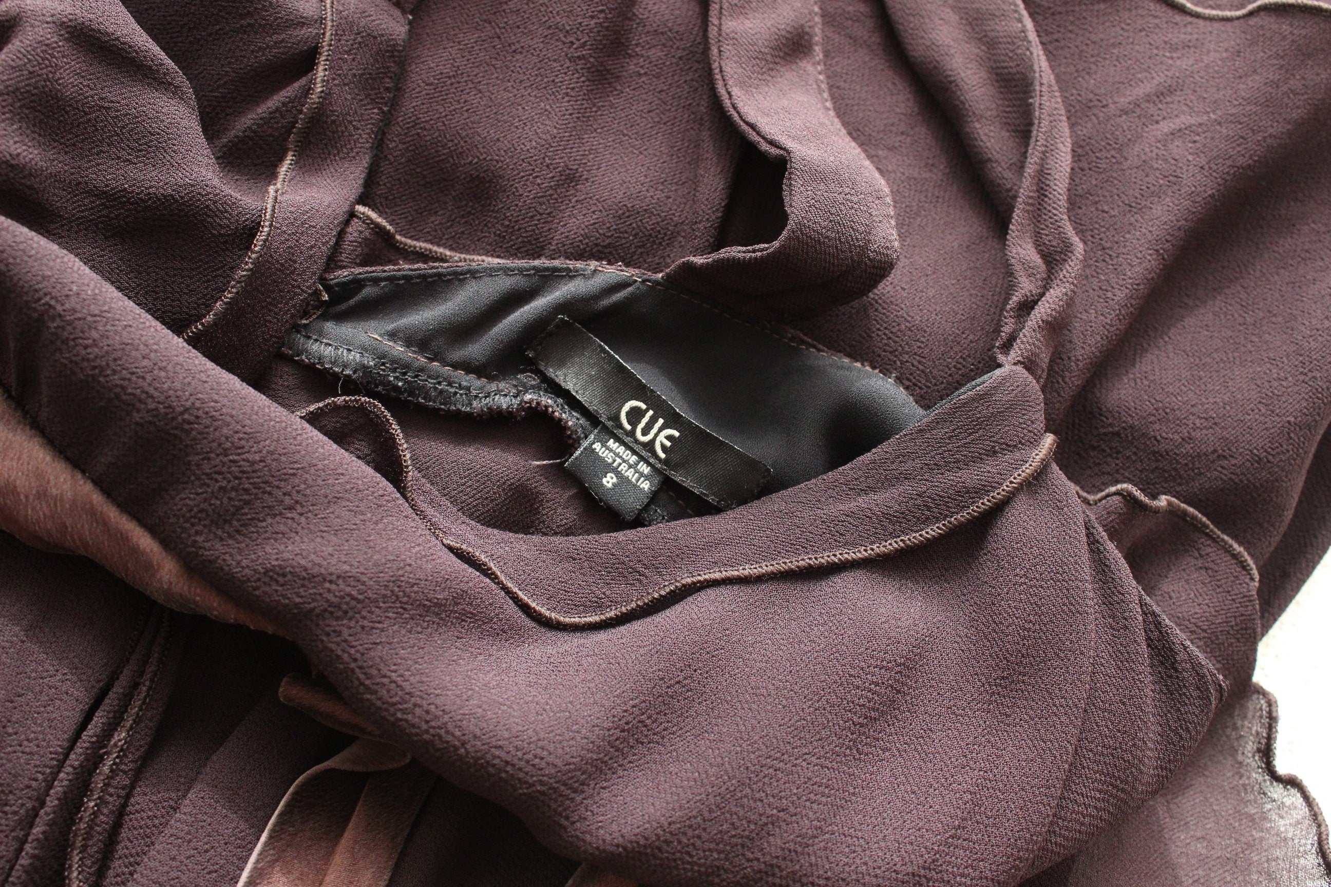 BALLETCORE 2000s Layered Ruffle Crepe Mini by CUE