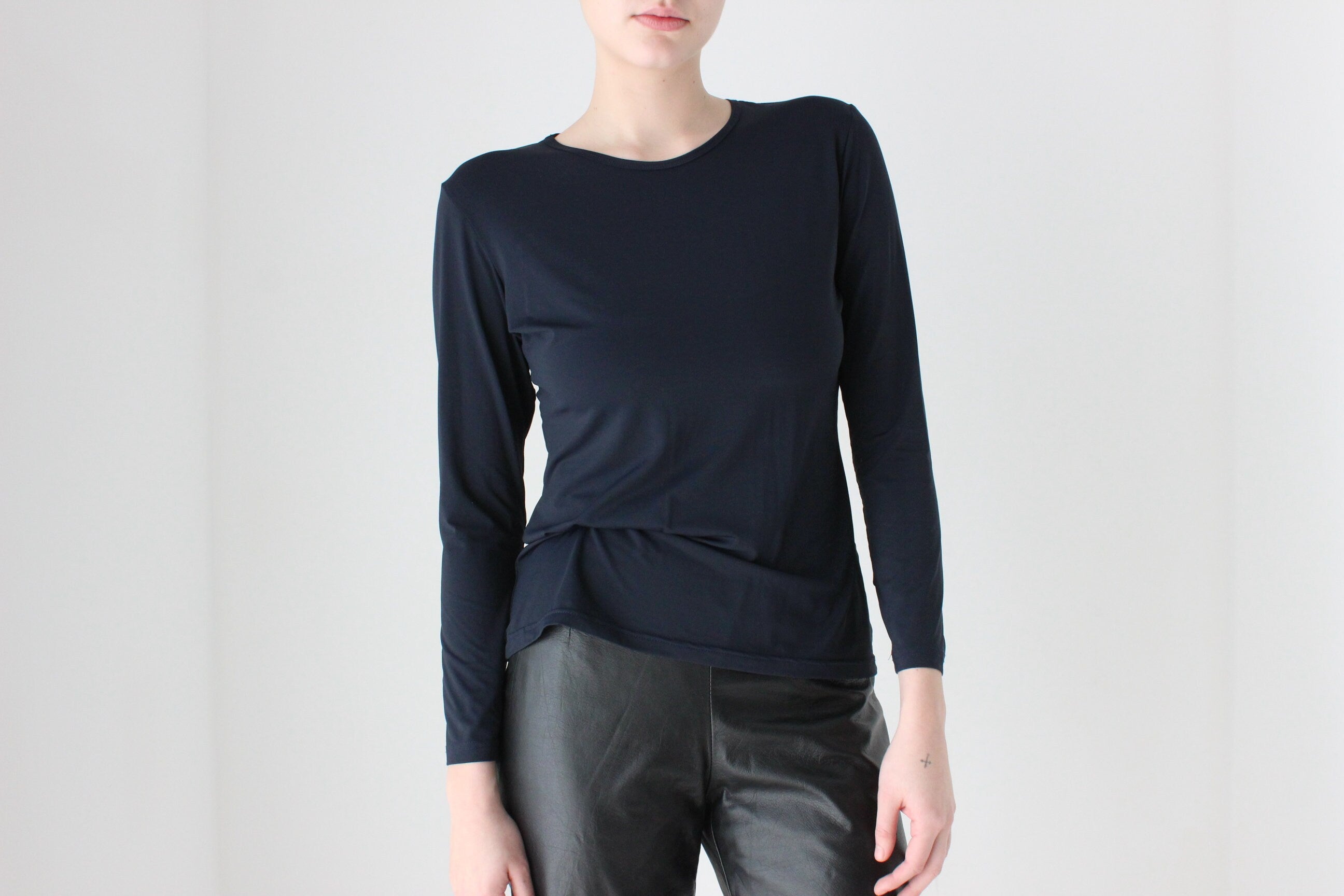 BALLETCORE 90s Sleek Minimal Lycra Blend Basic
