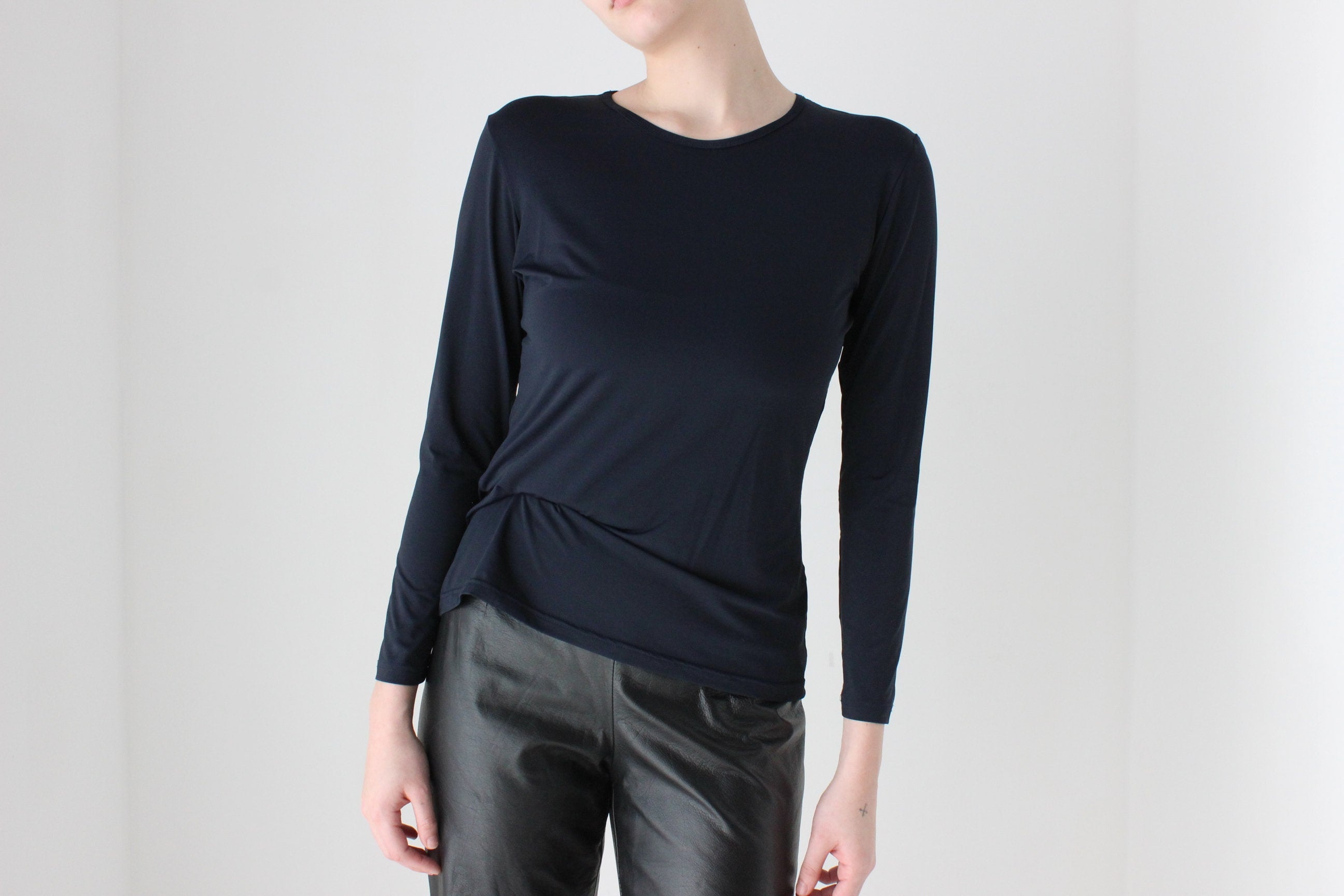 BALLETCORE 90s Sleek Minimal Lycra Blend Basic