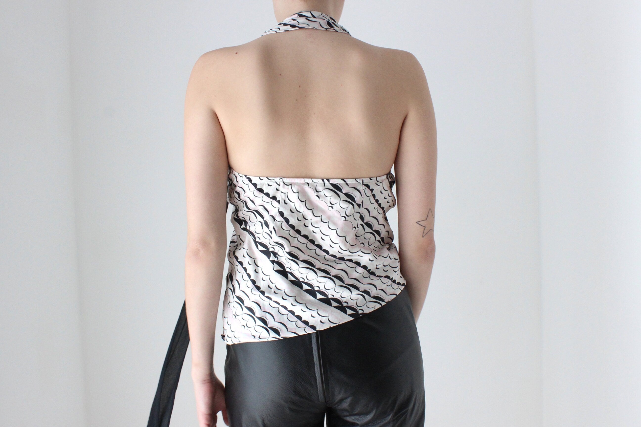 Y2K Pure Silk 2006 Madonna for H&M Halter Top