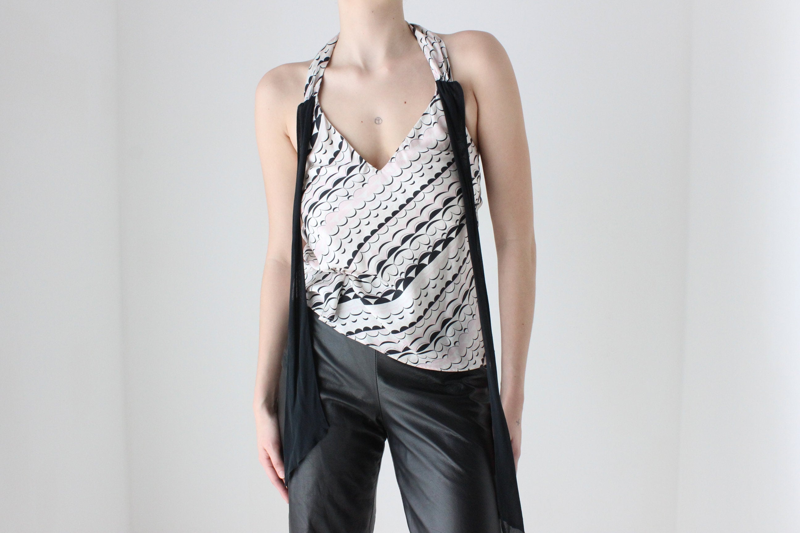 Y2K Pure Silk 2006 Madonna for H&M Halter Top