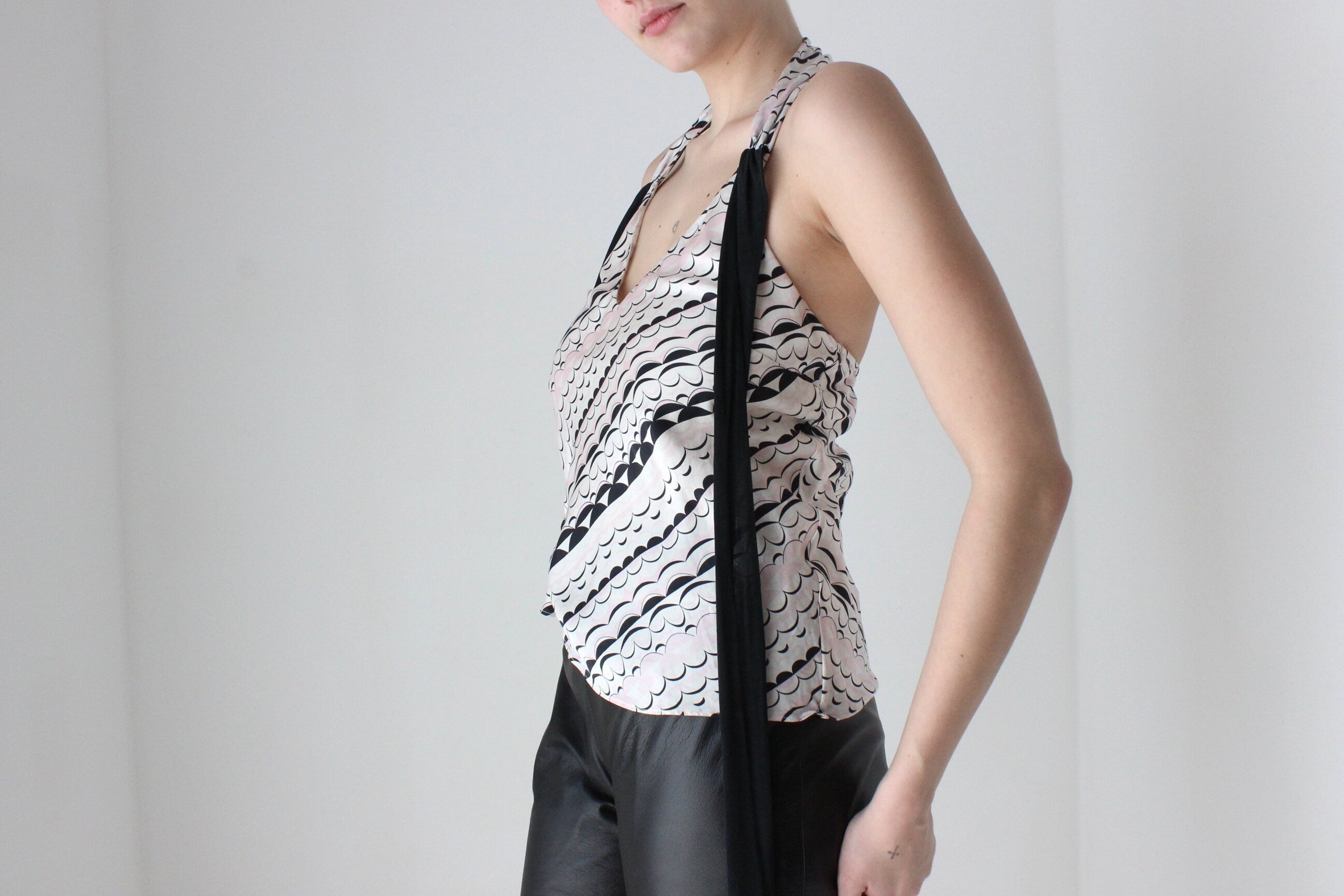 Y2K Pure Silk 2006 Madonna for H&M Halter Top