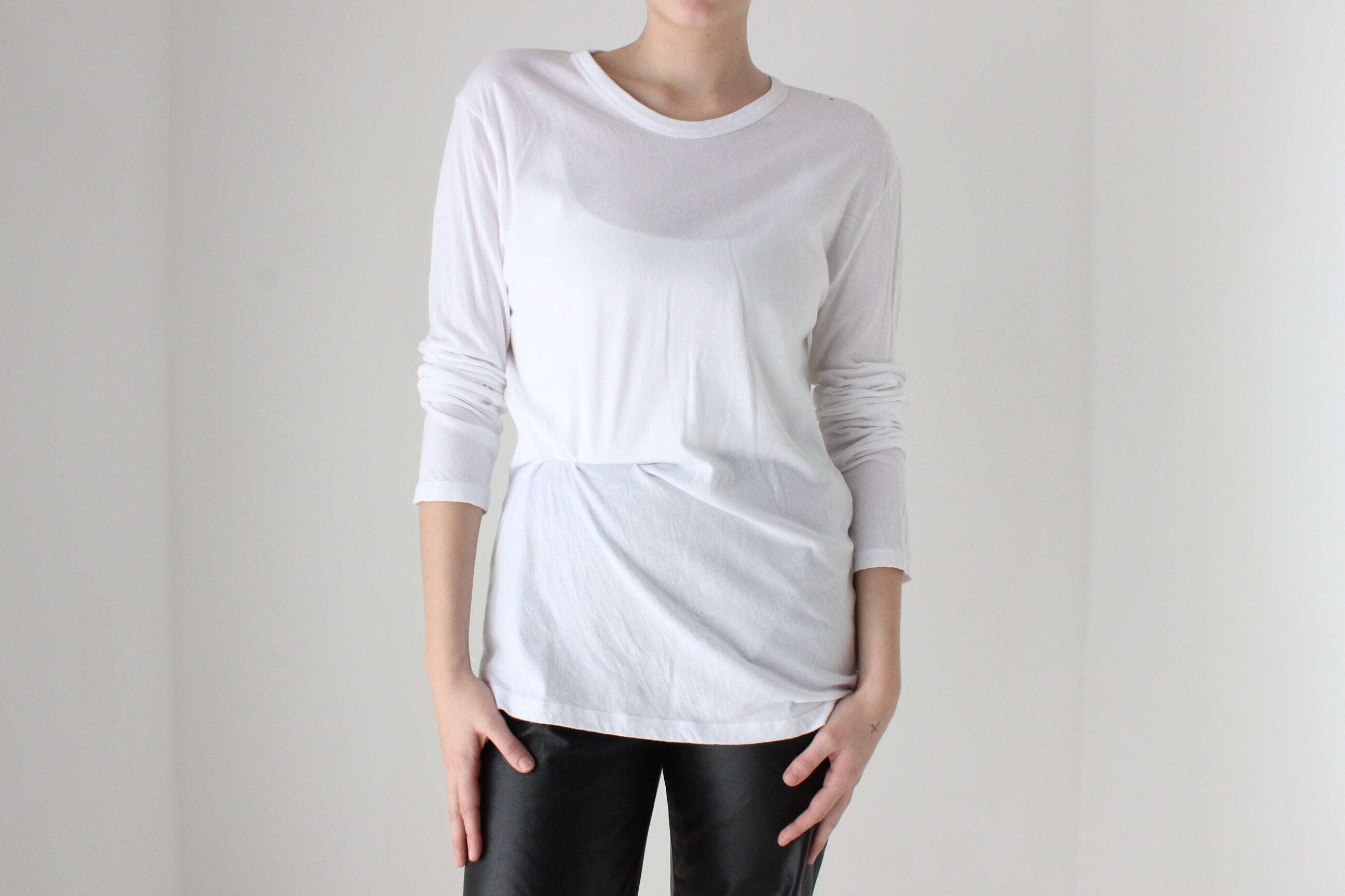 BALLETCORE T by Alexander Wang Thin Cotton Long Sleeve